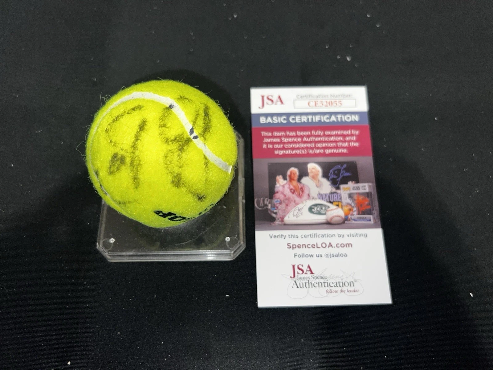 Steffi Graf Signed Australian Open Tennis Ball Legend Grand Slam JSA Auth
