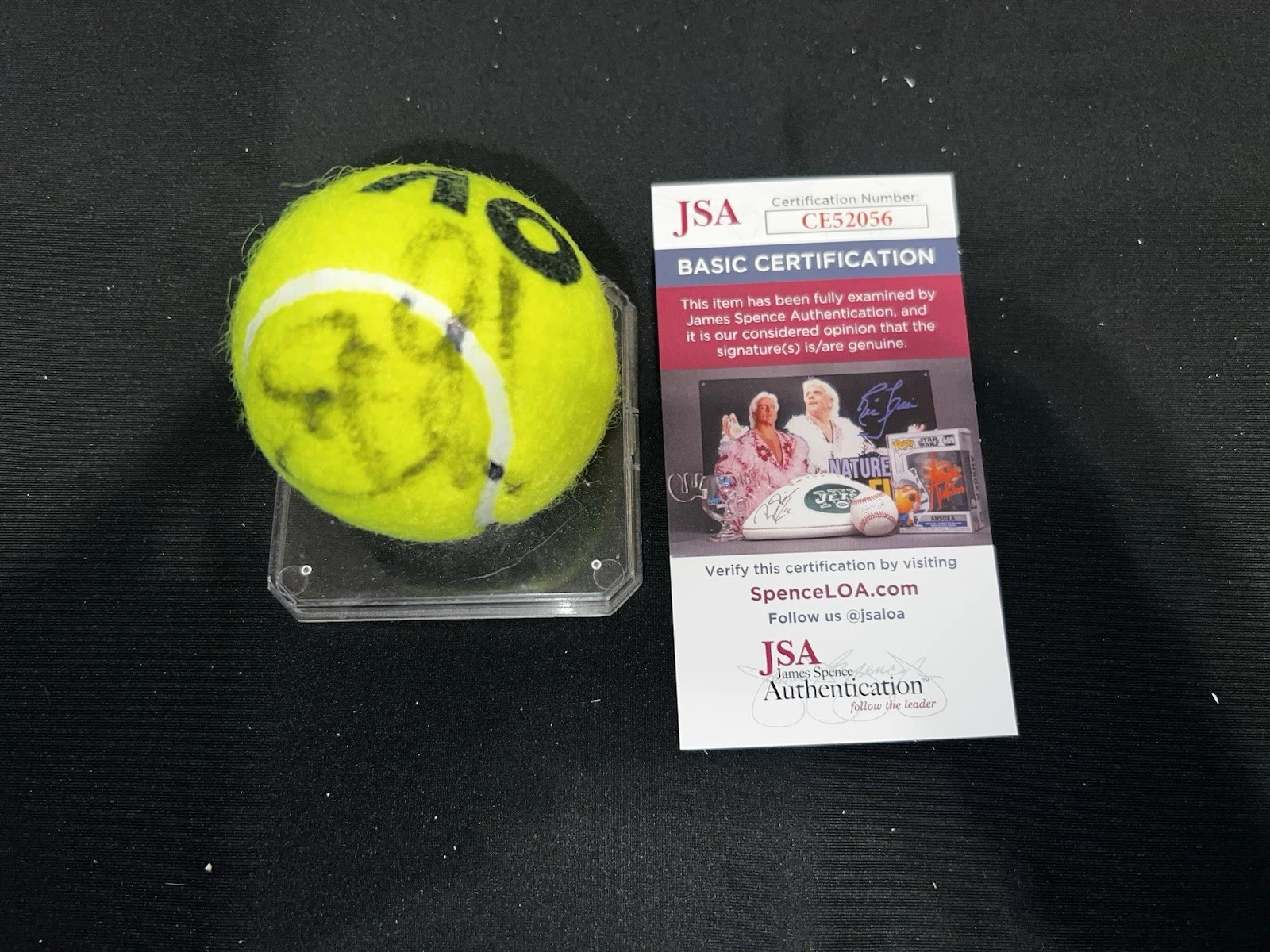Steffi Graf Signed Australian Open Tennis Ball Legend Grand Slam JSA Auth #2
