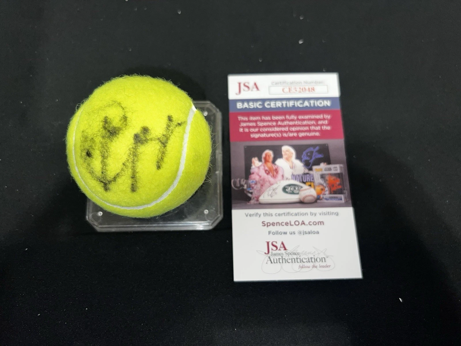 Jessica Pegula Signed Official US Open Tennis Ball Superstar JSA Auth