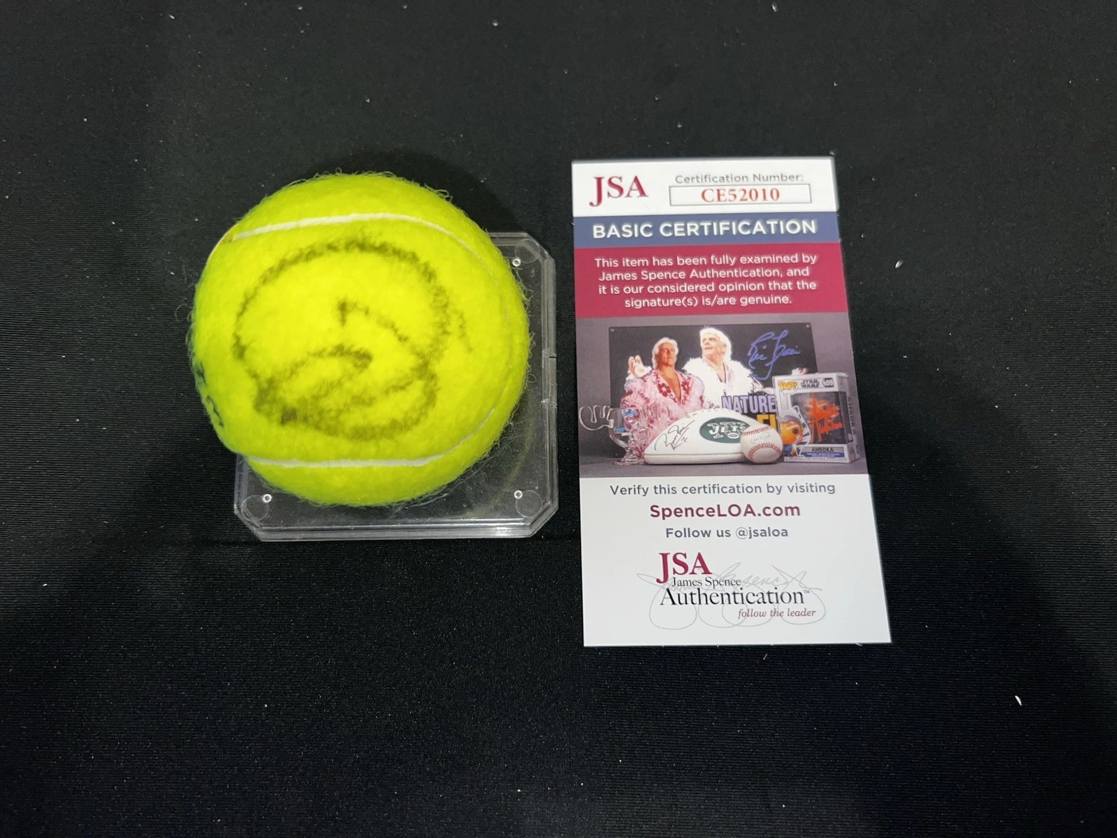 Novak Djokovic Signed Official Wimbledon Tennis Ball Legend Star JSA Auth #2