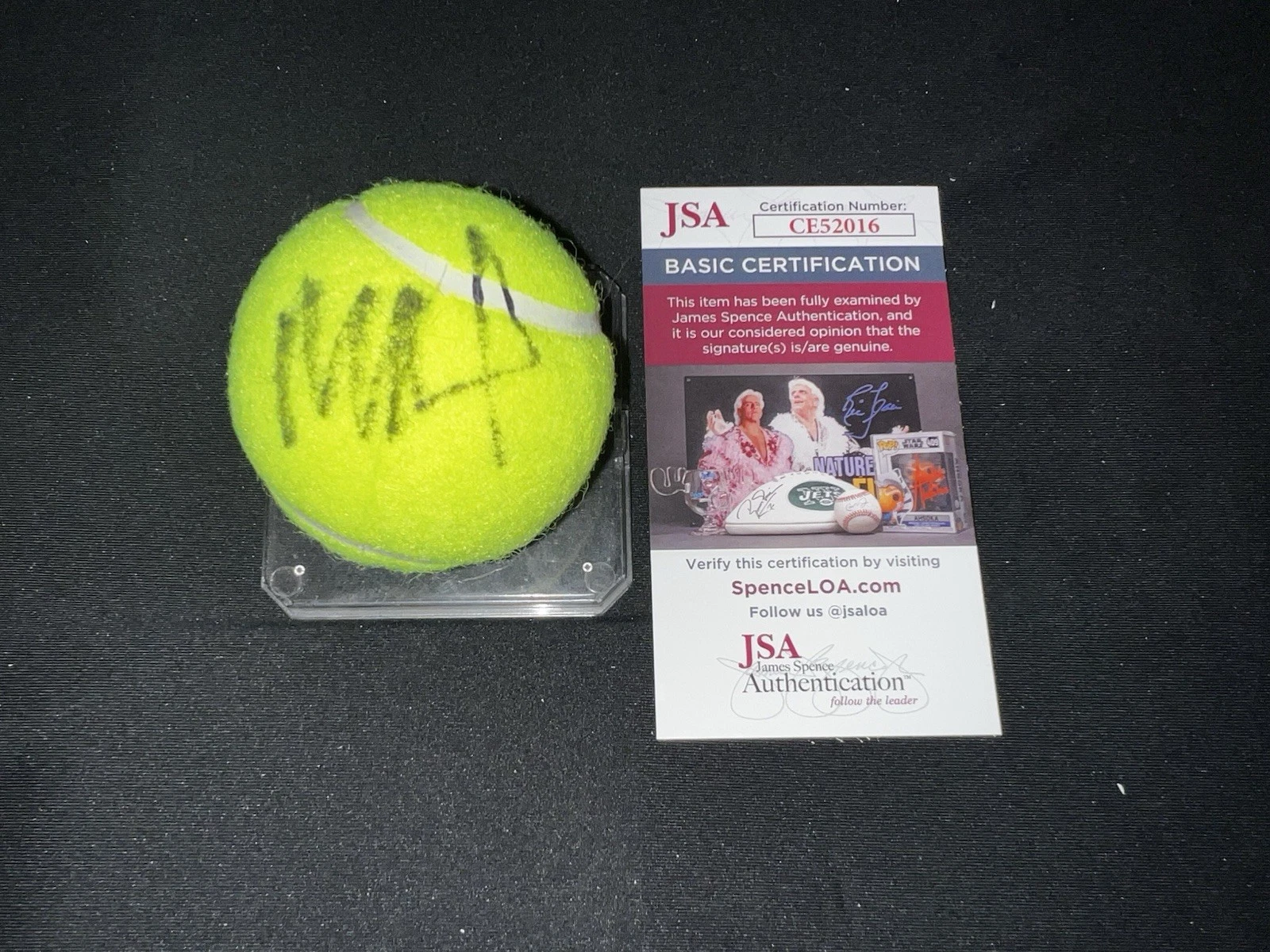 Mirra Andreeva Signed Official Dunlop Tennis Ball Superstar Champ  JSA Auth