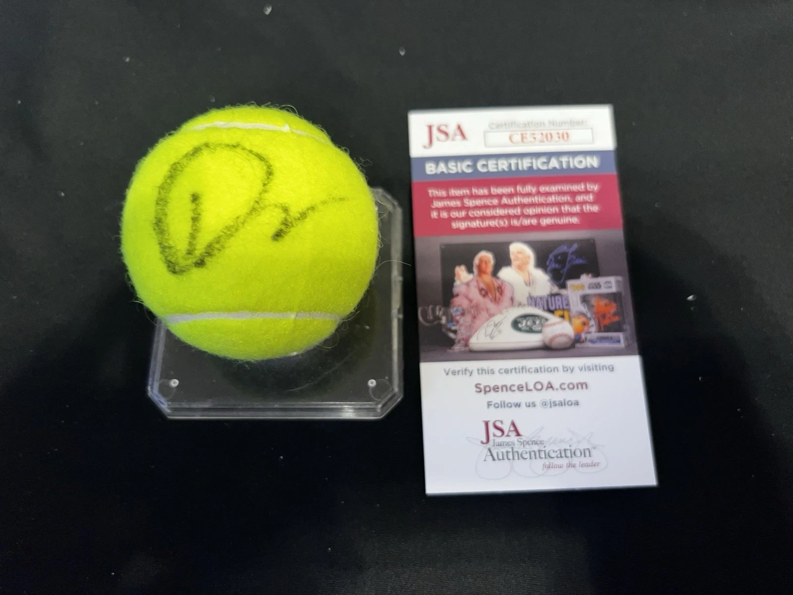 Jack Draper Signed Official Wilson Tennis Ball 25 Indian Wells Champ JSA Auth #2