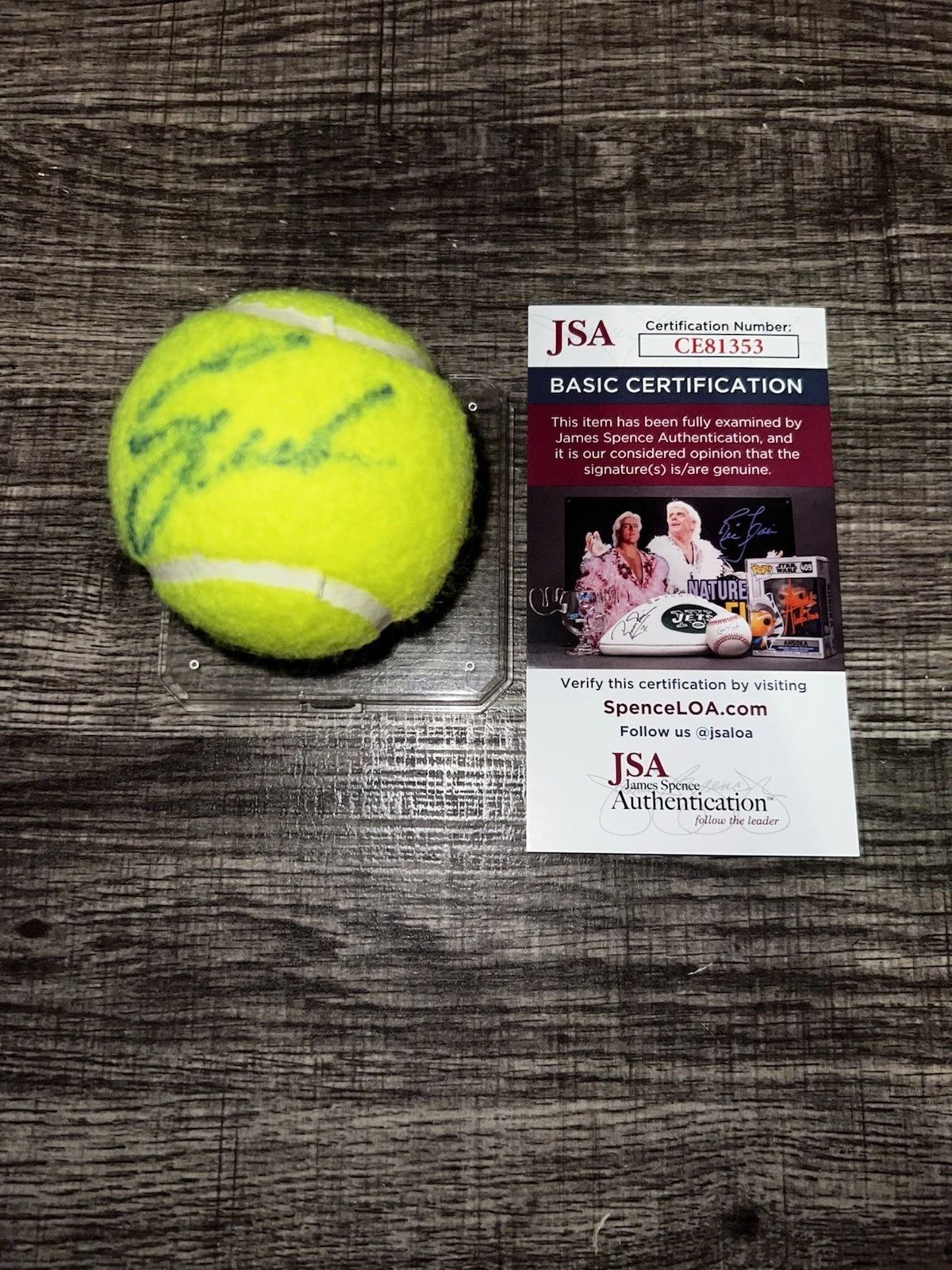 Iga Swiatek Signed Official Penn Tennis Ball Superstar WTA Major Winner JSA Auth