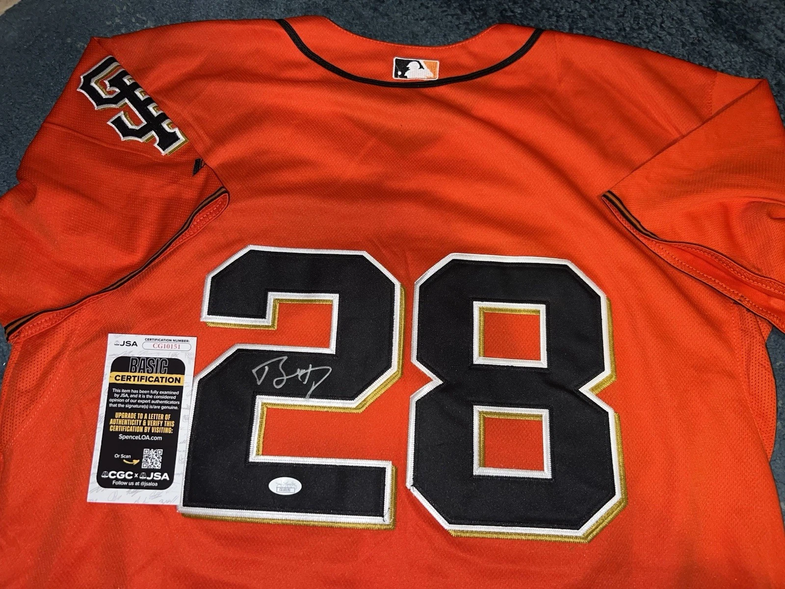 Buster Posey Signed San Francisco Giants Jersey Superstar Legend HOF JSA Auth