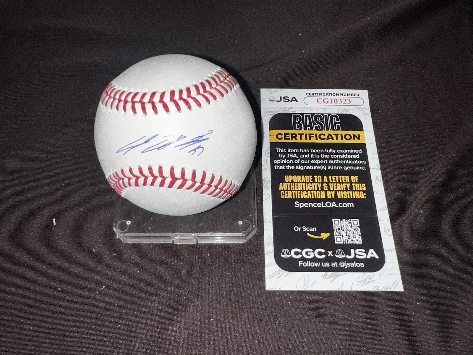 Jung Hoo Lee Signed Official Major League Baseball San Fran Giants JSA Auth #3