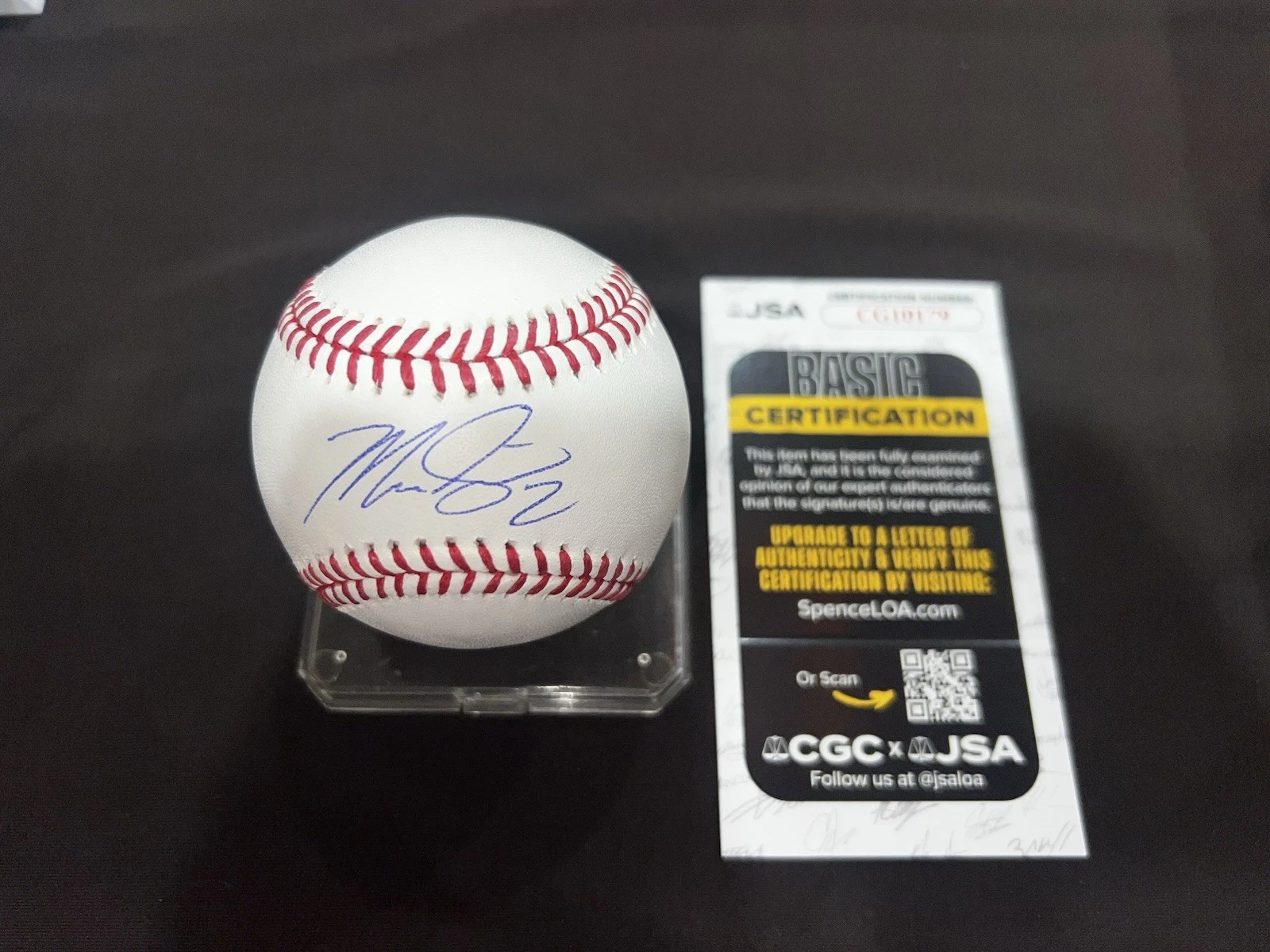 Marcus Semien Signed Official Major League Baseball Texas Rangers Star JSA Auth