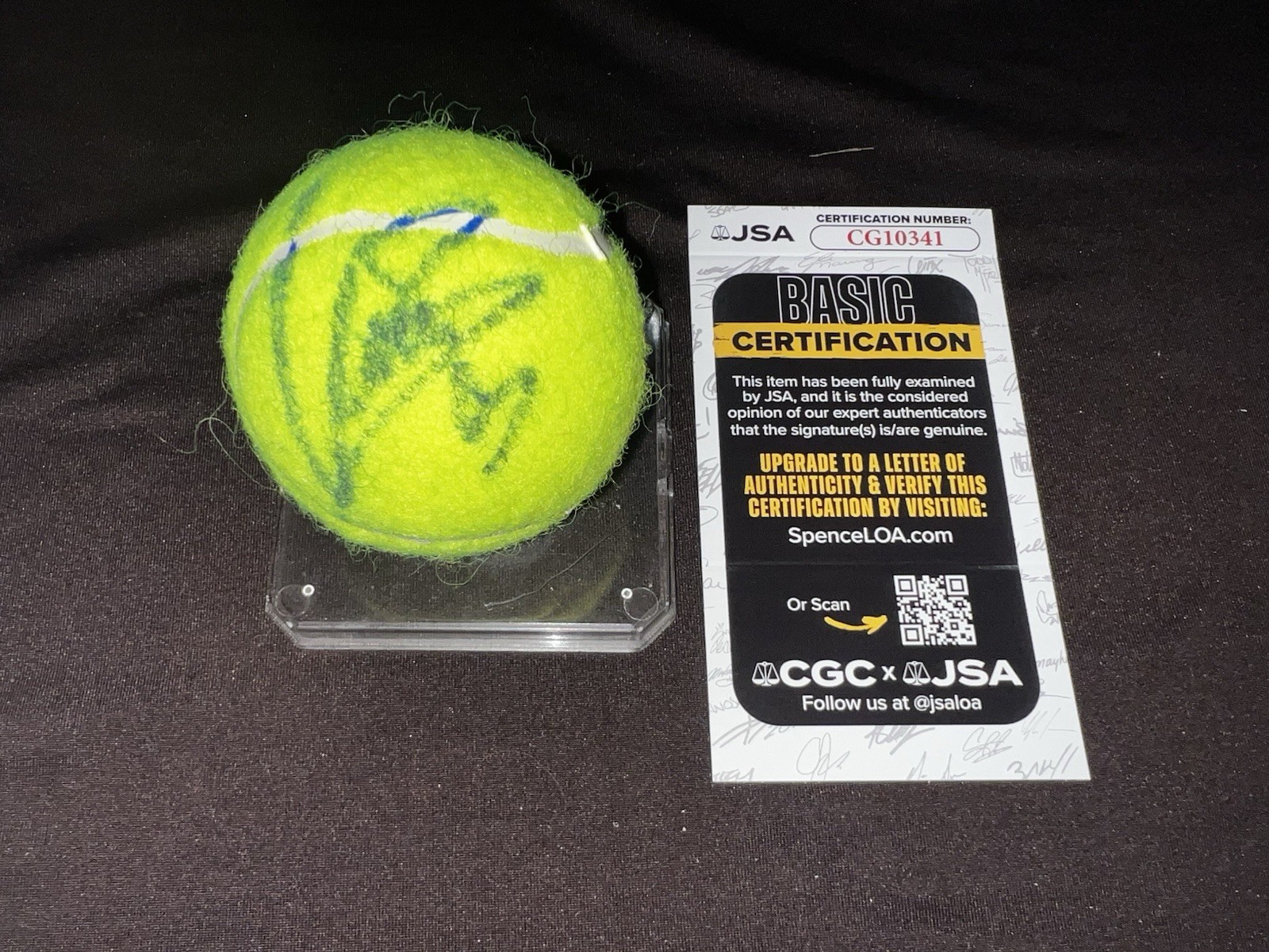 Barbora Krejcikova Signed Official Penn Tennis Ball WTPA Superstar JSA Auth