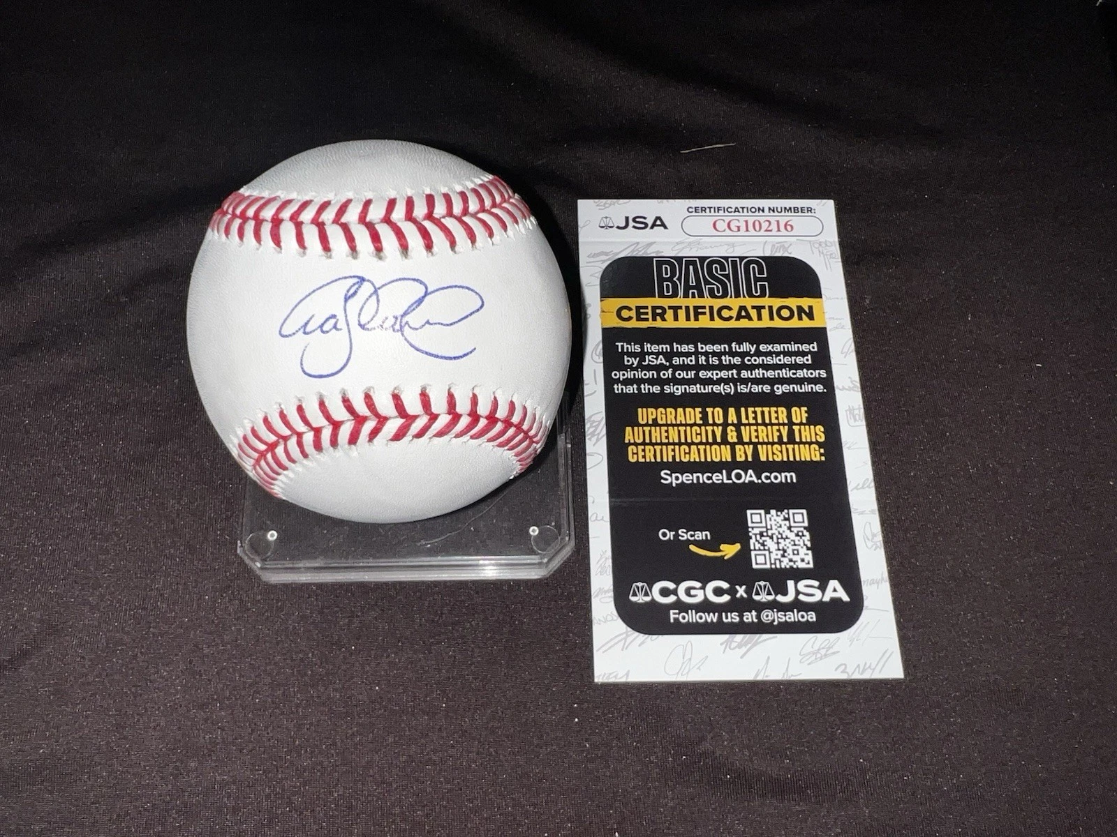 Craig Counsell Signed Official Major League Baseball Chicago Cubs JSA Auth