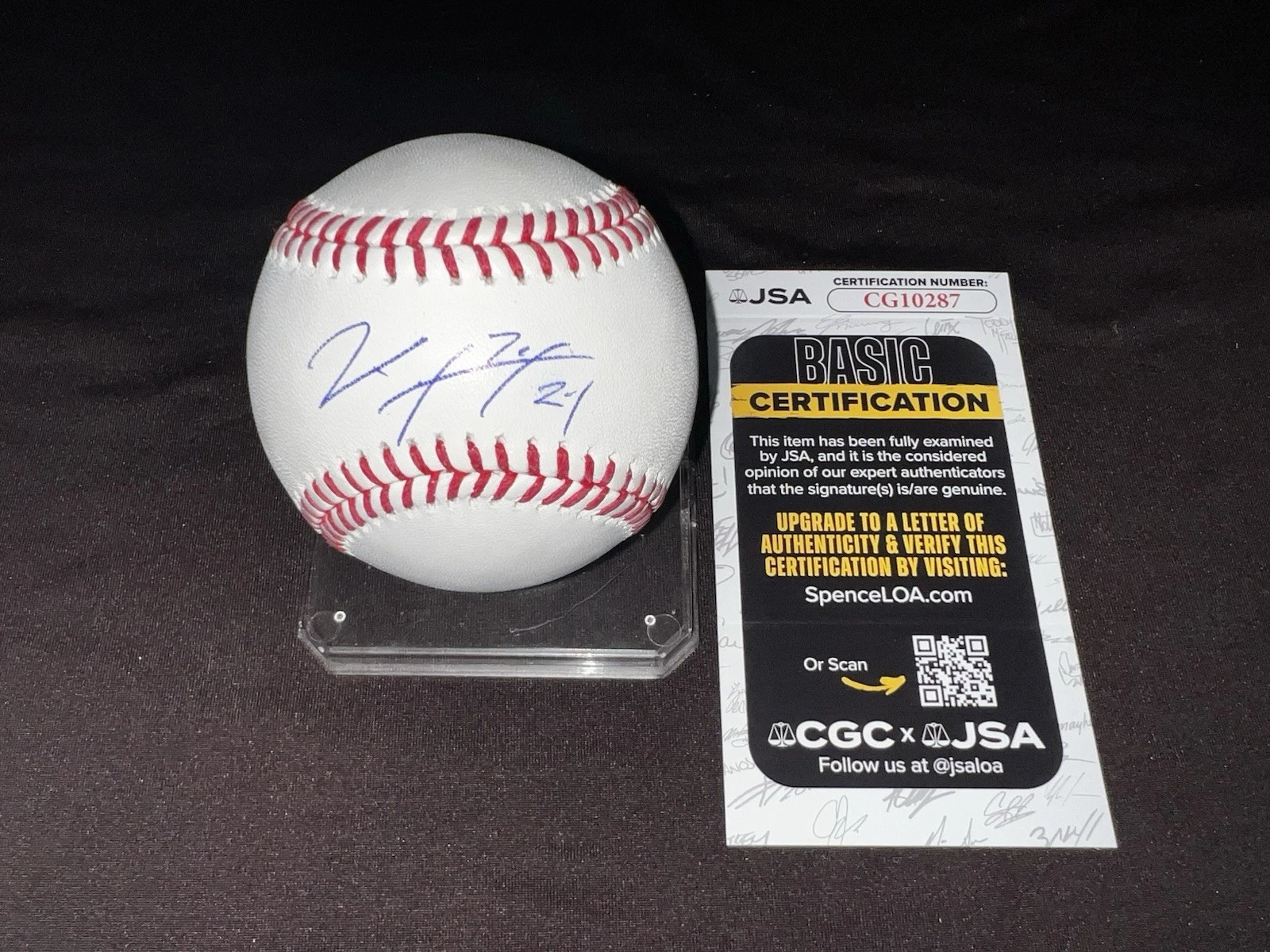Kyle Nelson Signed Official Major League Baseball Arizona Dbacks JSA Auth