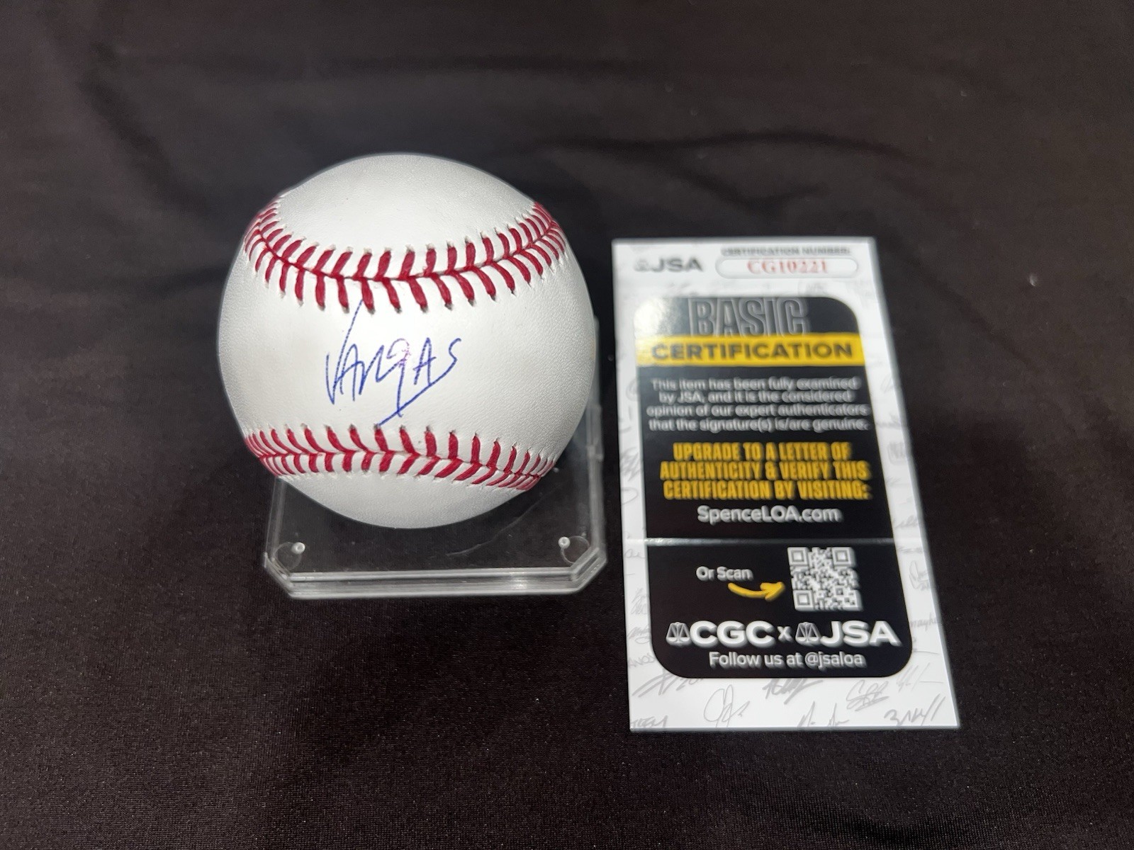 Miguel Vargas Signed Official Major League Baseball Chicago White Sox JSA Auth