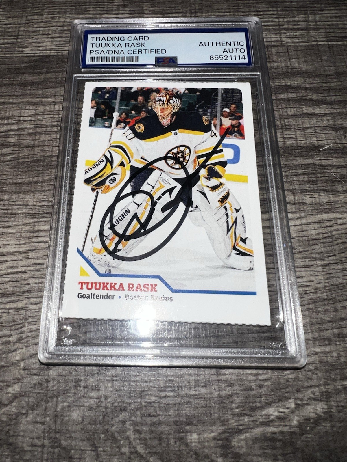 Tuukka Rask Signed 2009-2010 Sports Illustrated For Kids Trading Card PSA/DNA