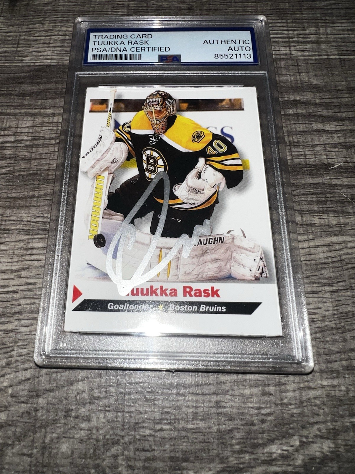 Tuukka Rask Signed 2013 Sports Illustrated For Kids Trading Card Bruins PSA/DNA