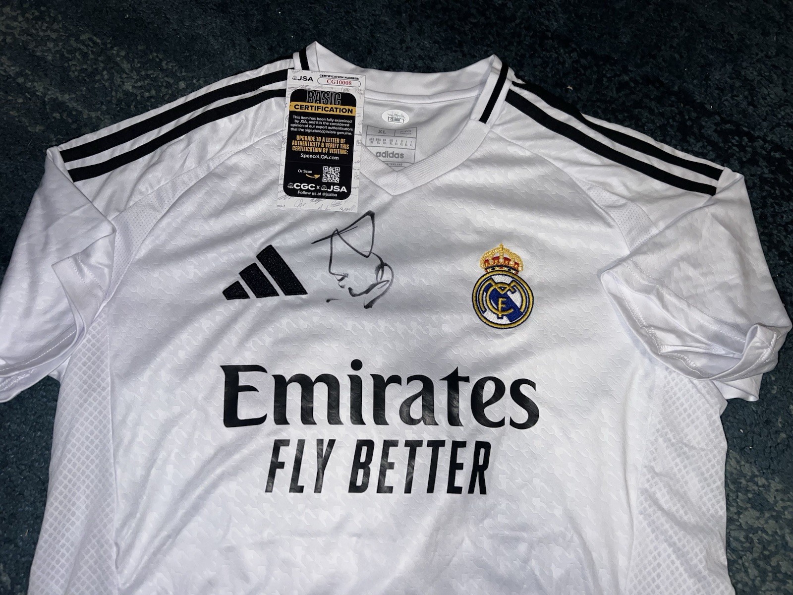 Rodrygo Signed Real Madrid Jersey Brazil Soccer Superstar JSA Auth
