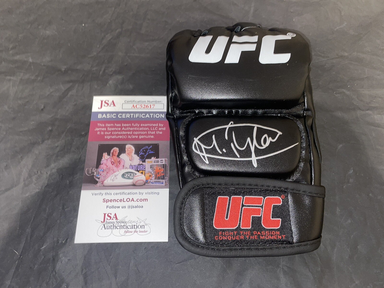Marcin Tybura Signed UFC Glove Polish Heavyweight Champ JSA Auth #2