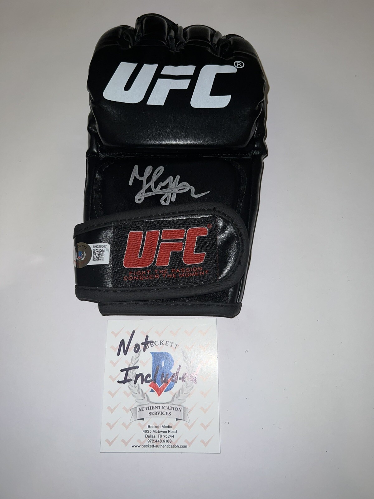 Said Nurmagomedov Signed UFC Glove Flyweight Dagestan Russia Beckett #2