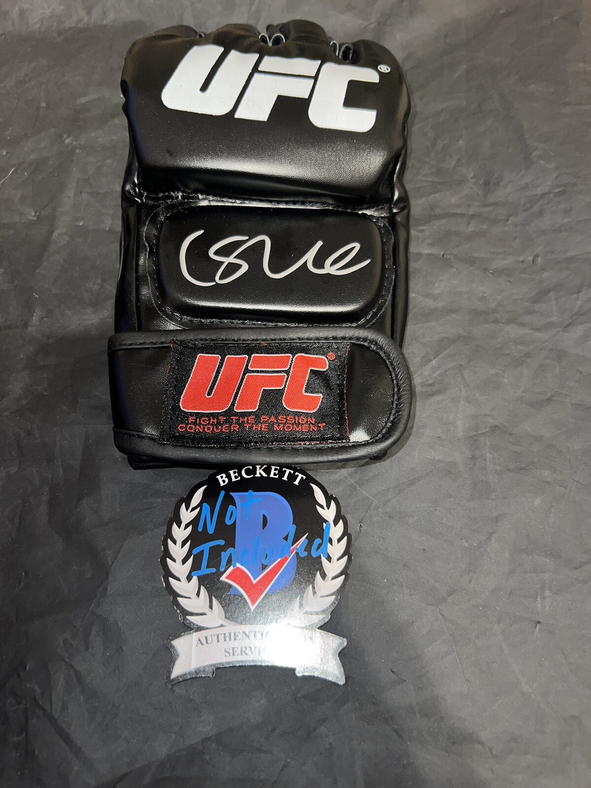 Choi Seung-Woo Signed UFC Boxing Glove “Sting” UFC Champion Beckett
