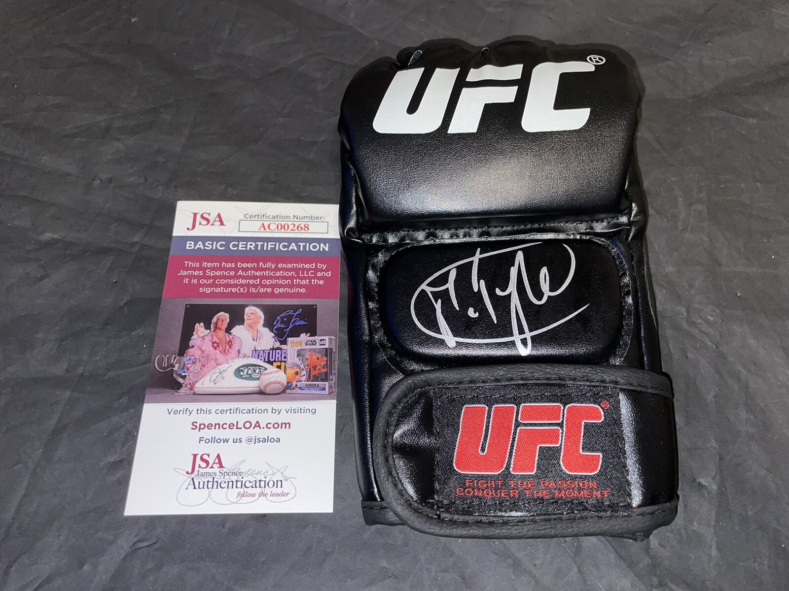 Marcin Tybura Signed UFC Glove Heavyweight Poland JSA Auth