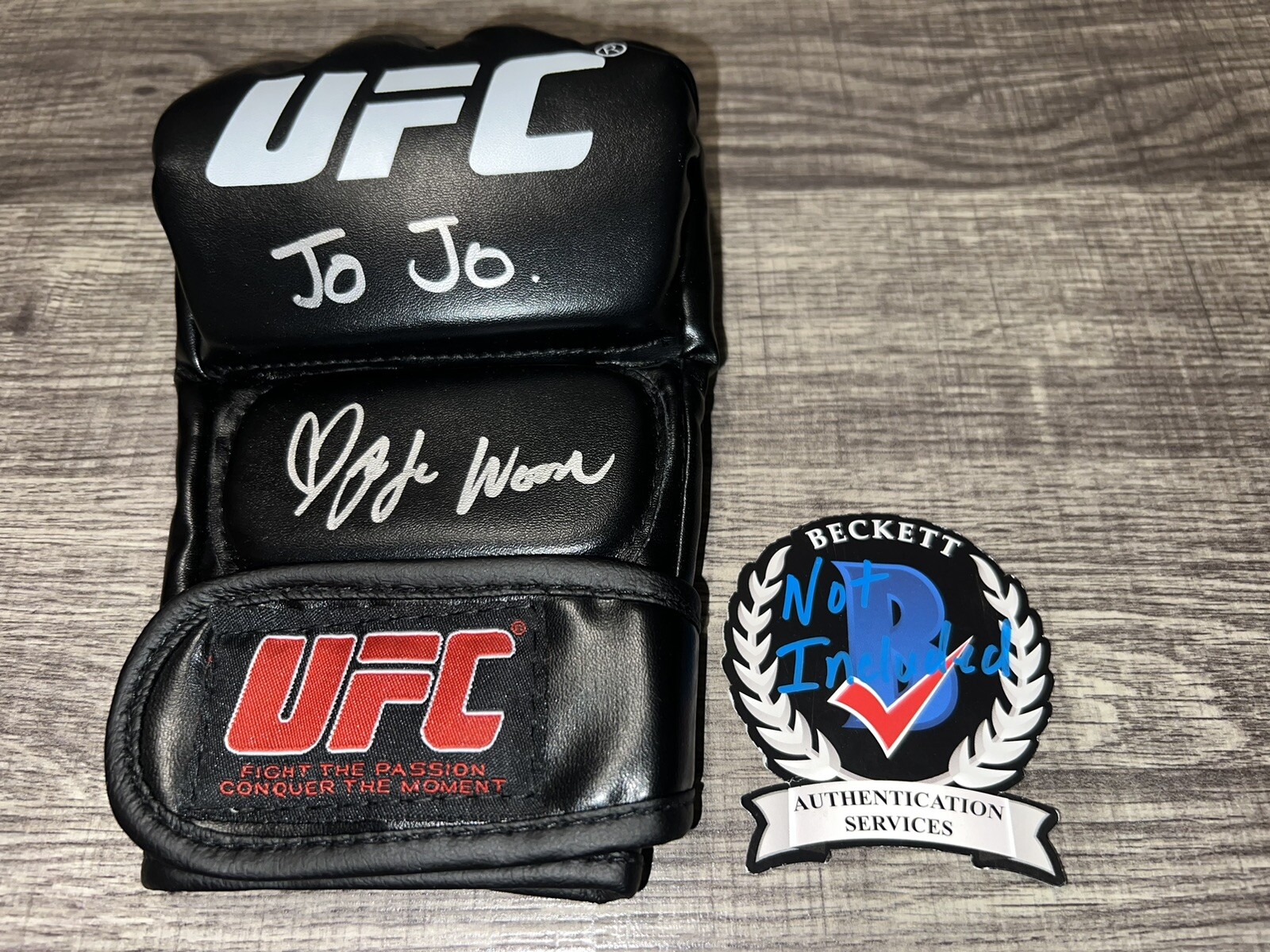 Joanne Wood Signed UFC Glove JoJo Sexy Beckett
