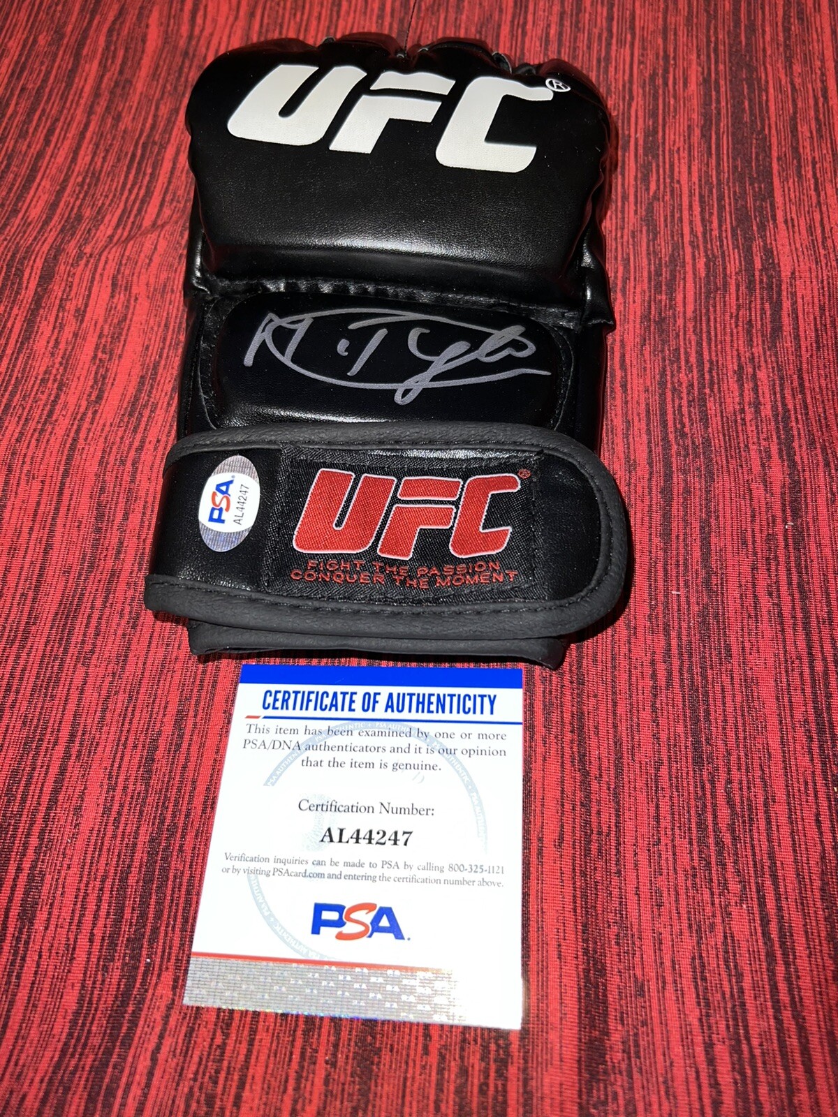 Marcin Tybura Signed UFC Glove Heavyweight Poland PSA/DNA