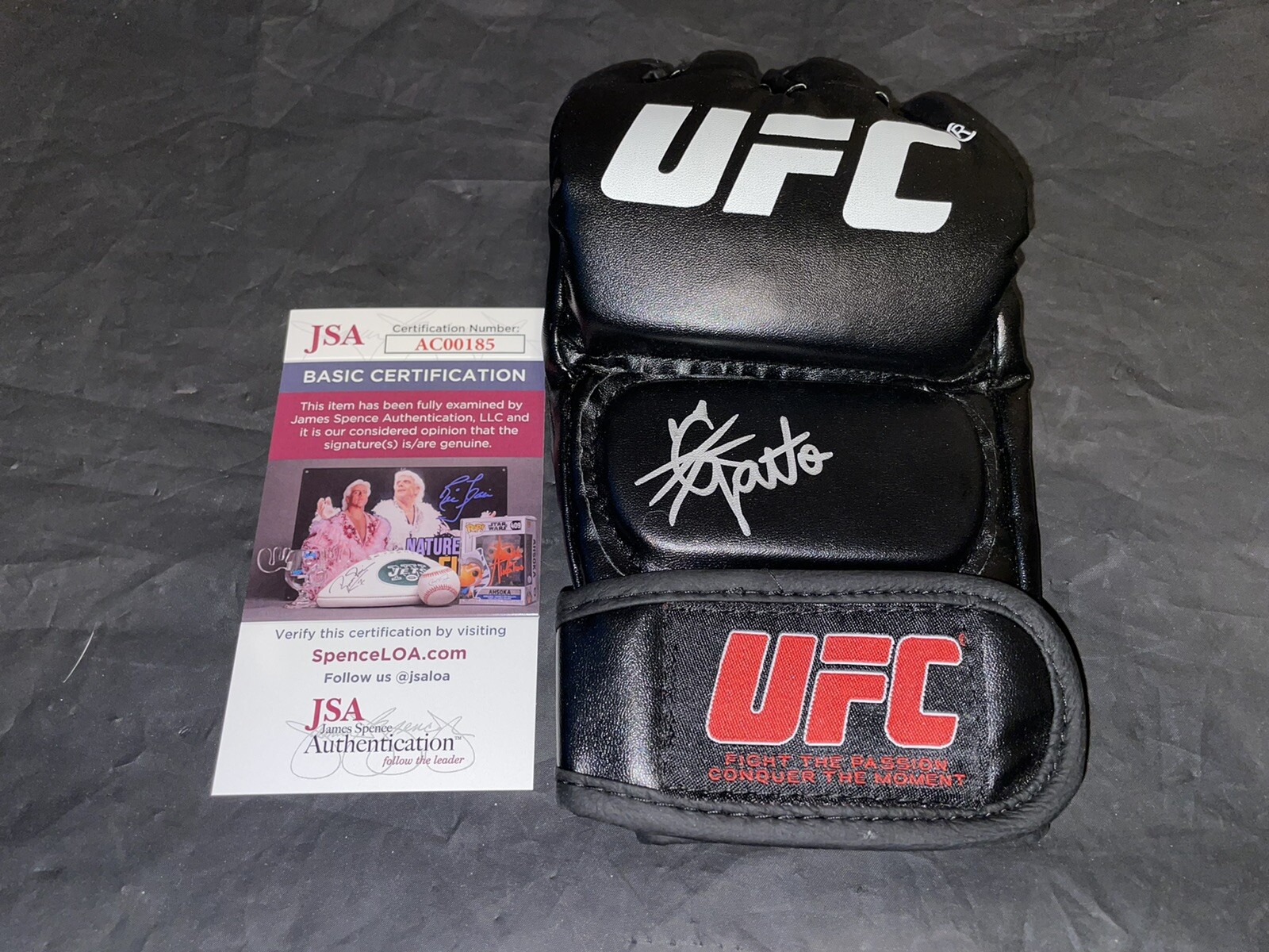 Melissa Gatto Signed UFC Glove Brazilian Star JSA Auth