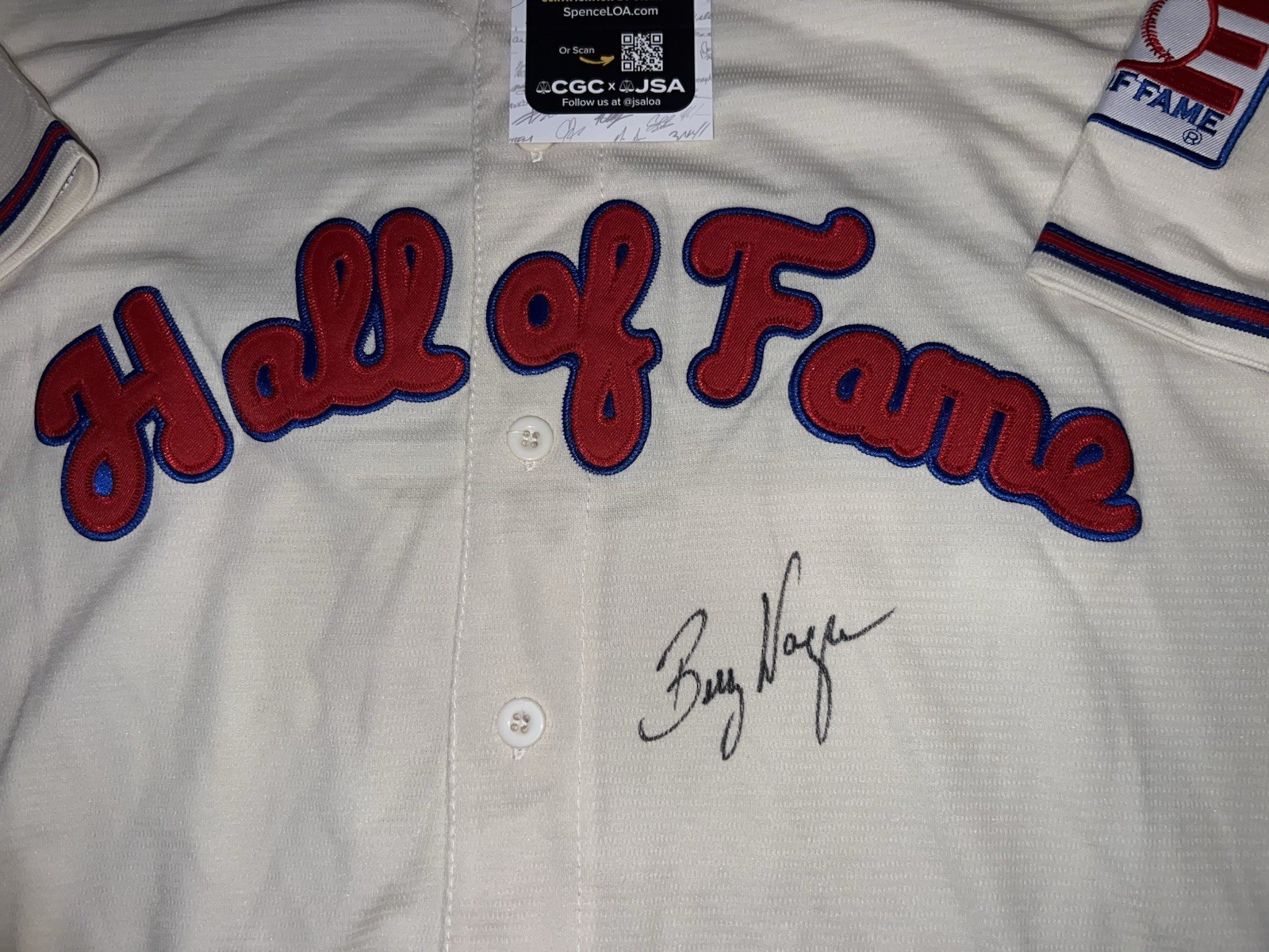 Billy Wagner Signed MLB Hall Of Fame Jersey New York Mets Legend HOF 25 JSA Auth