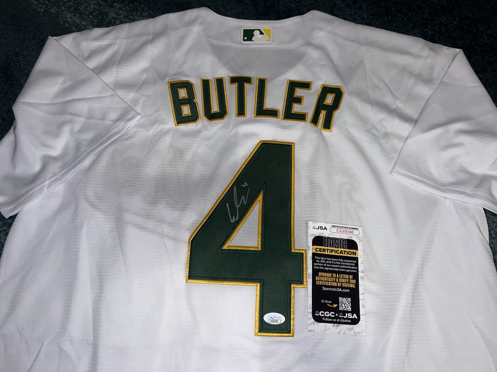 Lawrence Butler Signed Athletics Jersey All Star Slugger JSA Auth