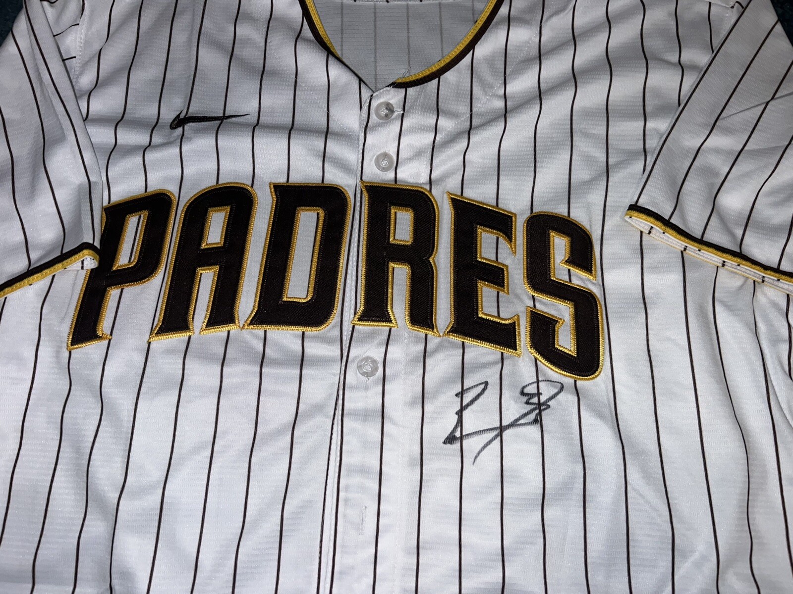 Ethan Salas Signed San Diego Padres Jersey Star Rookie JSA Auth