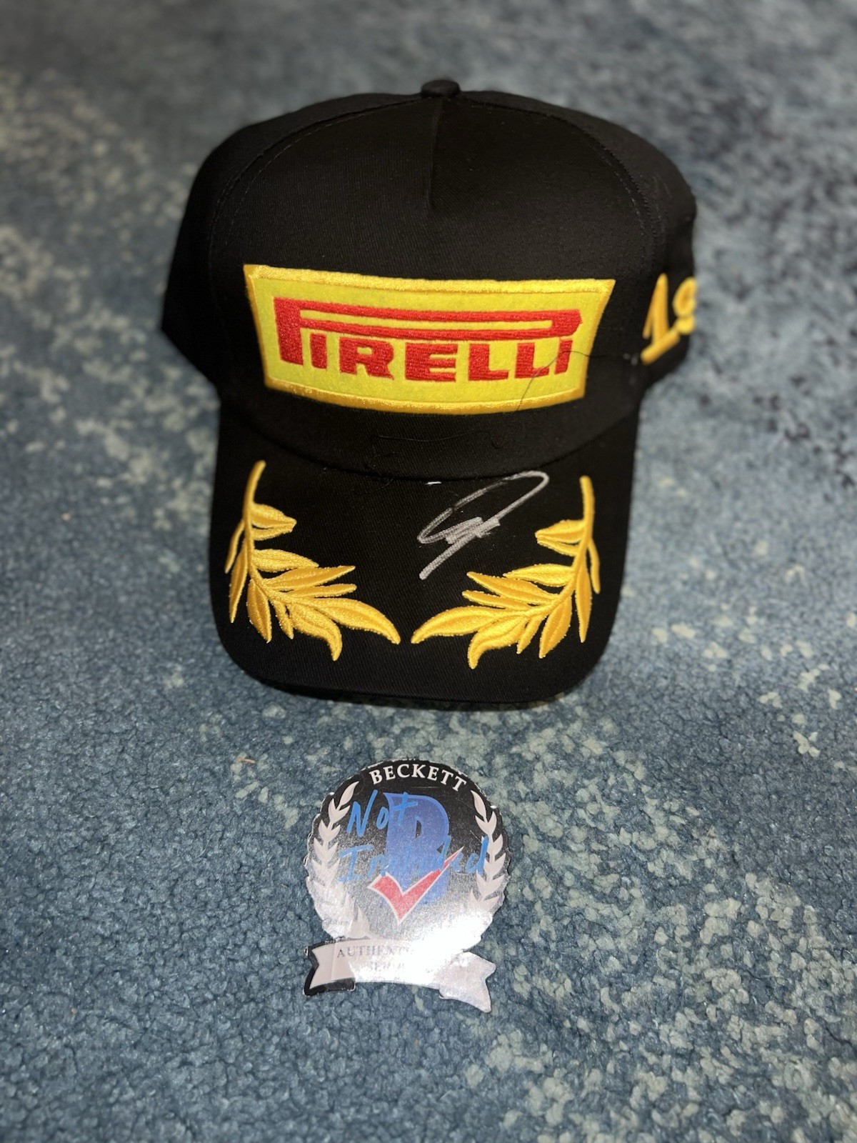 Nico Hulkenberg Signed Pirelli Podium Hat F1 Star Sauber 2025 Podium Beckett #3