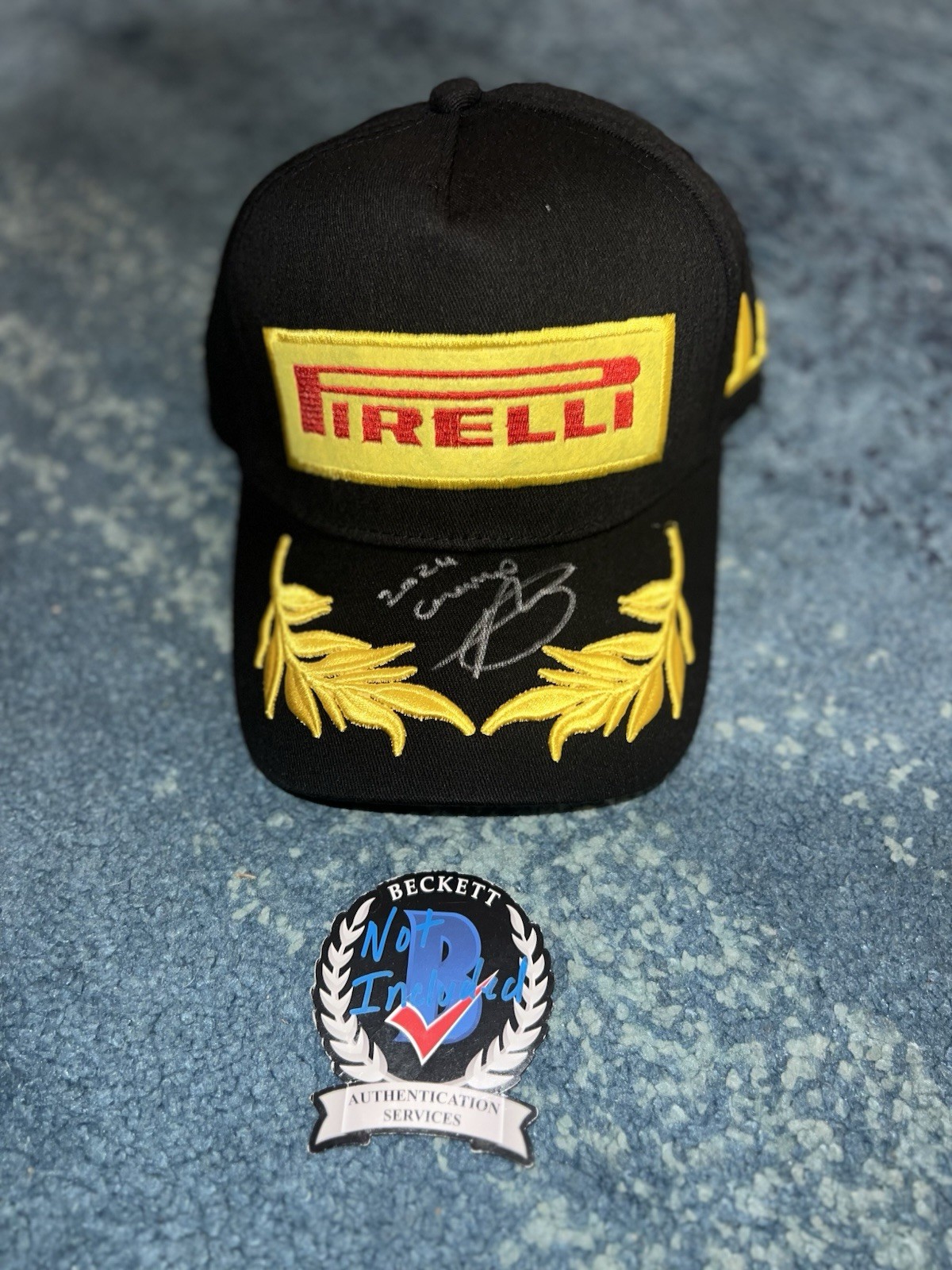 Abbi Pulling Signed Pirelli Podium Hat F1 2024 F1 Academy Champion Beckett #3