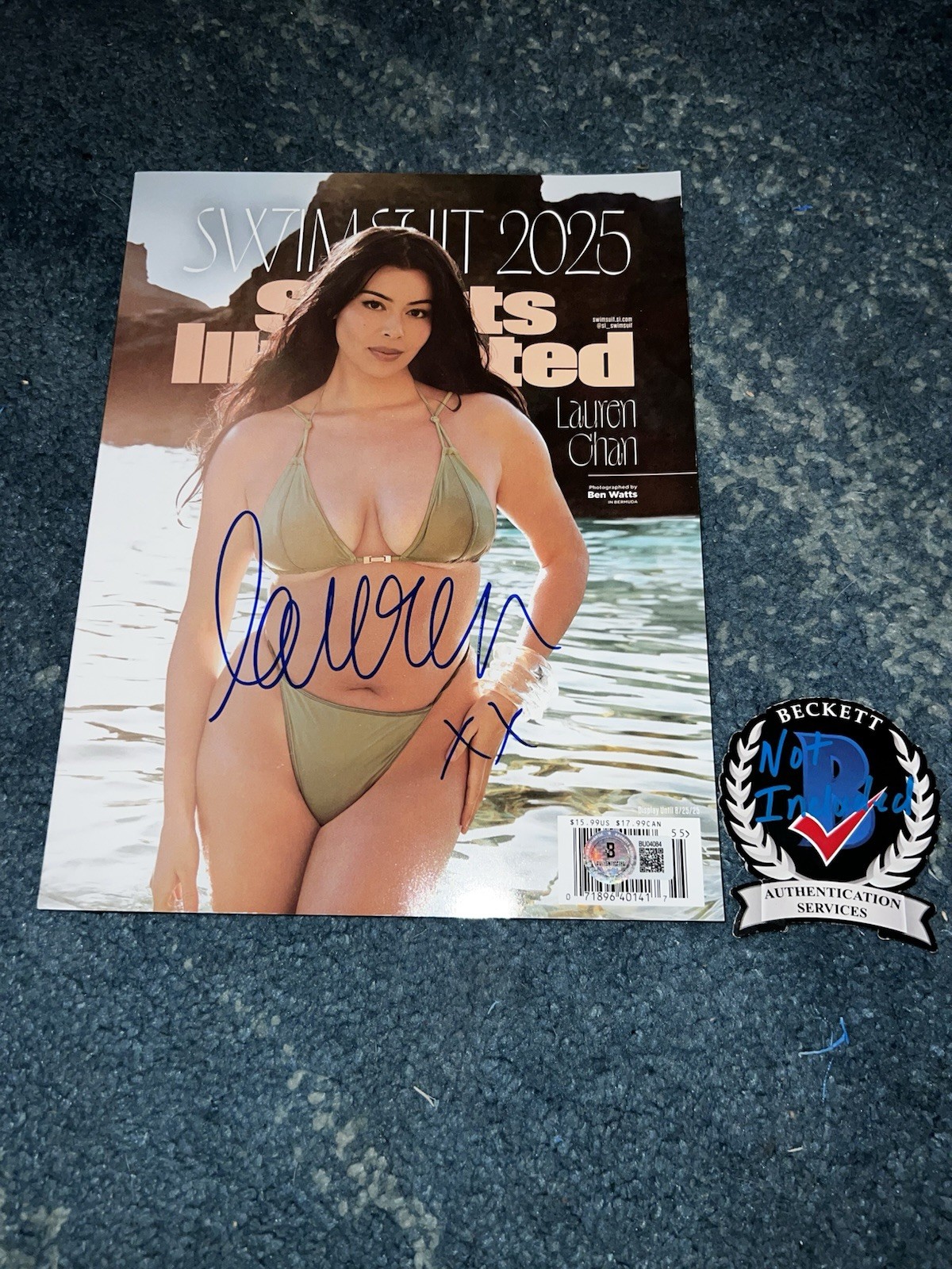 Lauren Chan Signed 2025 Sports Illustrated Swimsuit Edition Full Magazine BAS