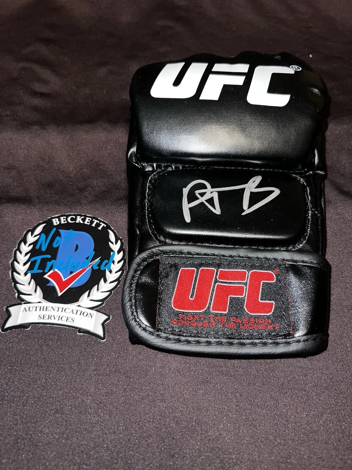 Paddy Pimblett Signed UFC Boxing Glove UFC Champ The Baddy Beckett #2