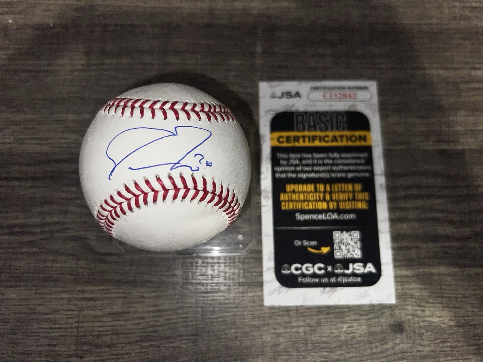 Spencer Torkelson Signed Official Major League Baseball Detroit Tigers JSA #2