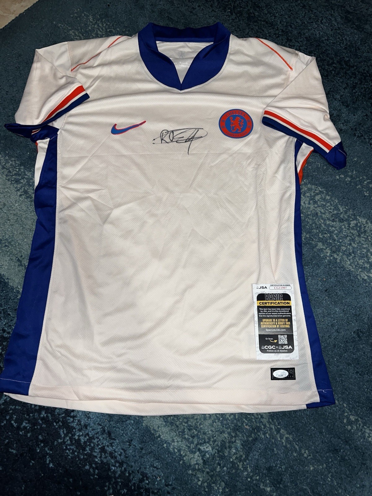 Reece James Signed Chelsea FC Jersey Superstar England Club World Cup JSA Auth