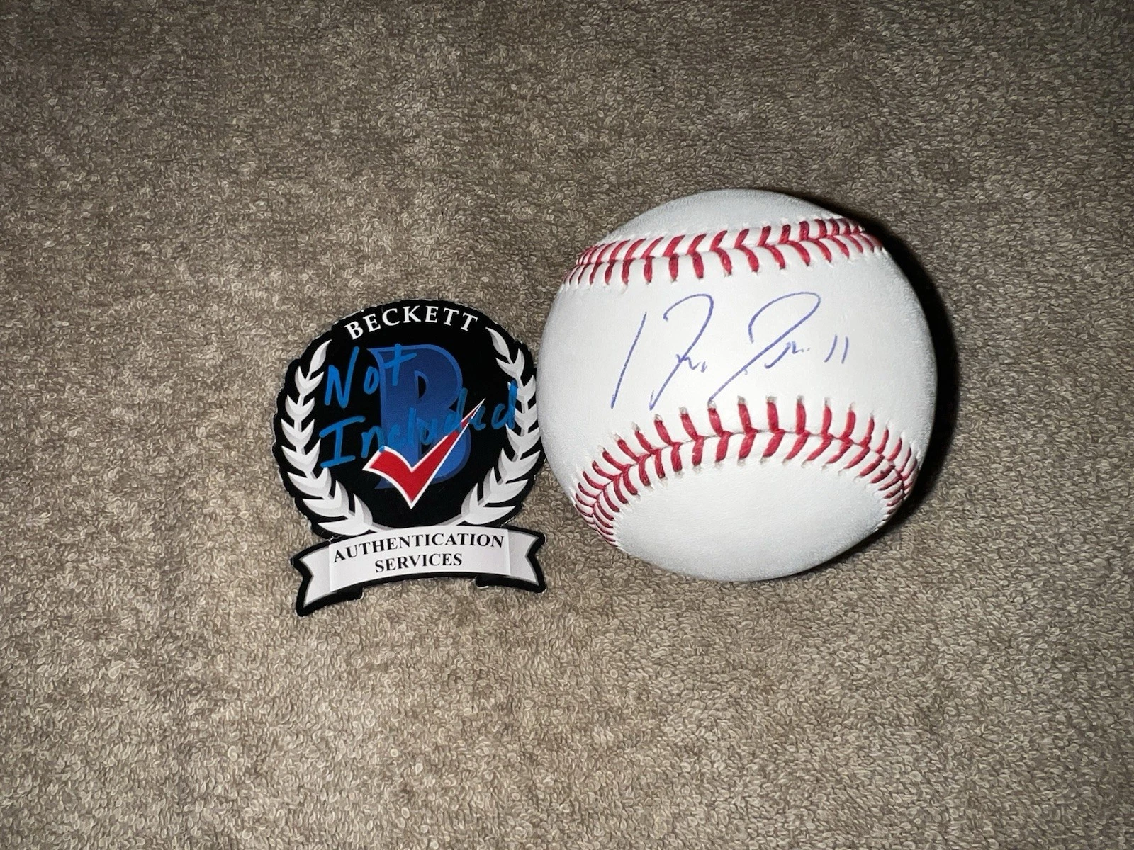 Jose Ramirez Signed Official Major League Baseball Cleveland Guardians Beckett