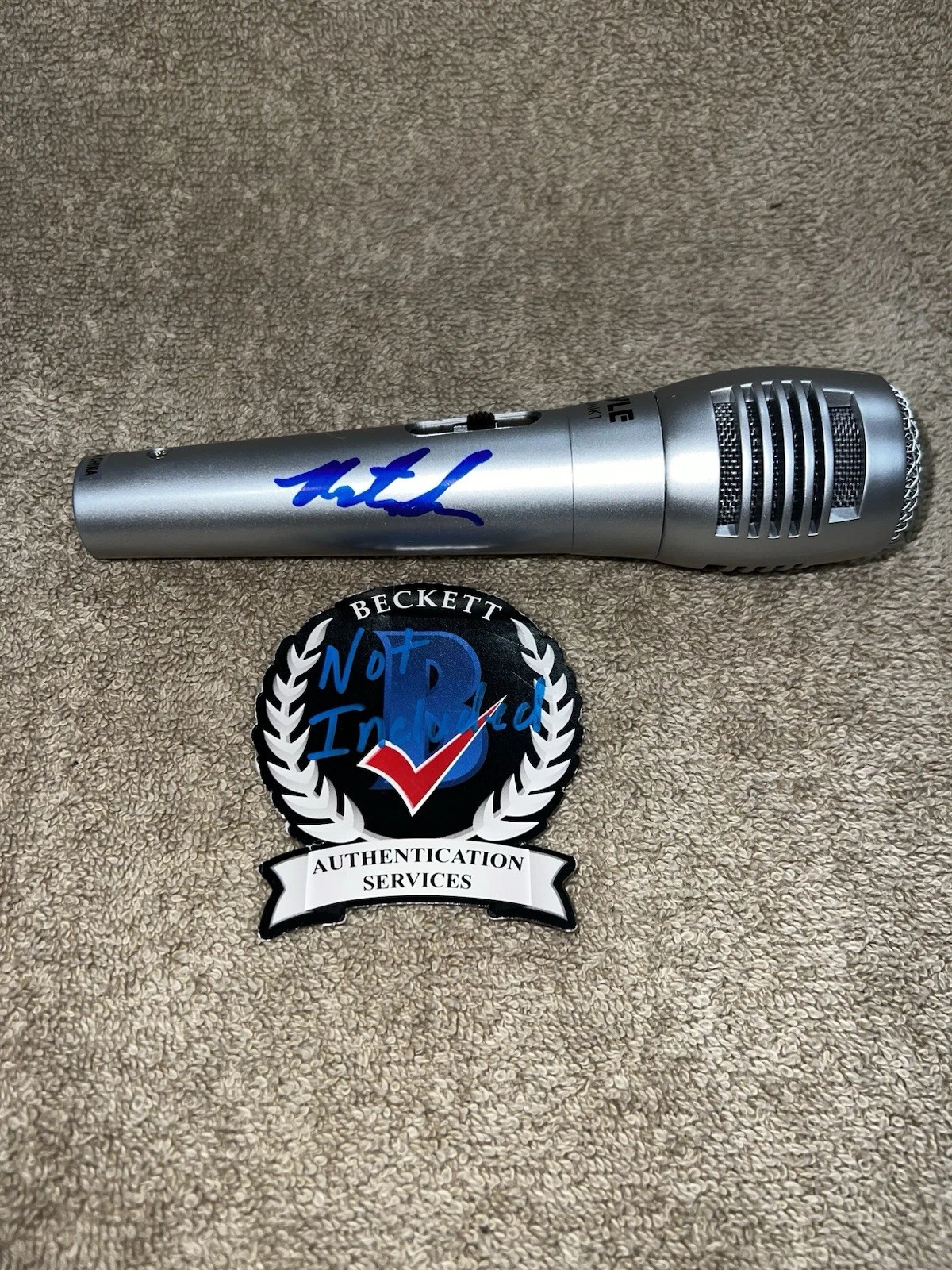 Nate Smith Signed Microphone Country Music Superstar Legend Beckett