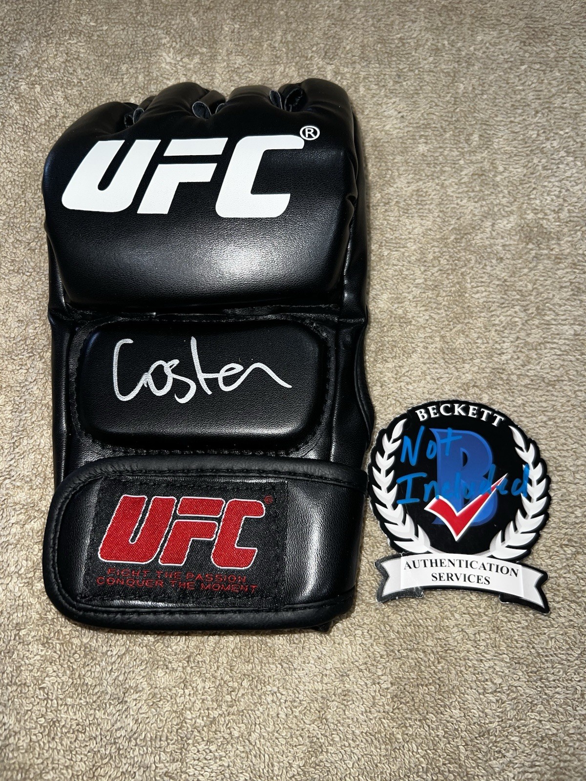 Paulo Costa Signed UFC Glove UFC Champ Legend Boxing Beckett