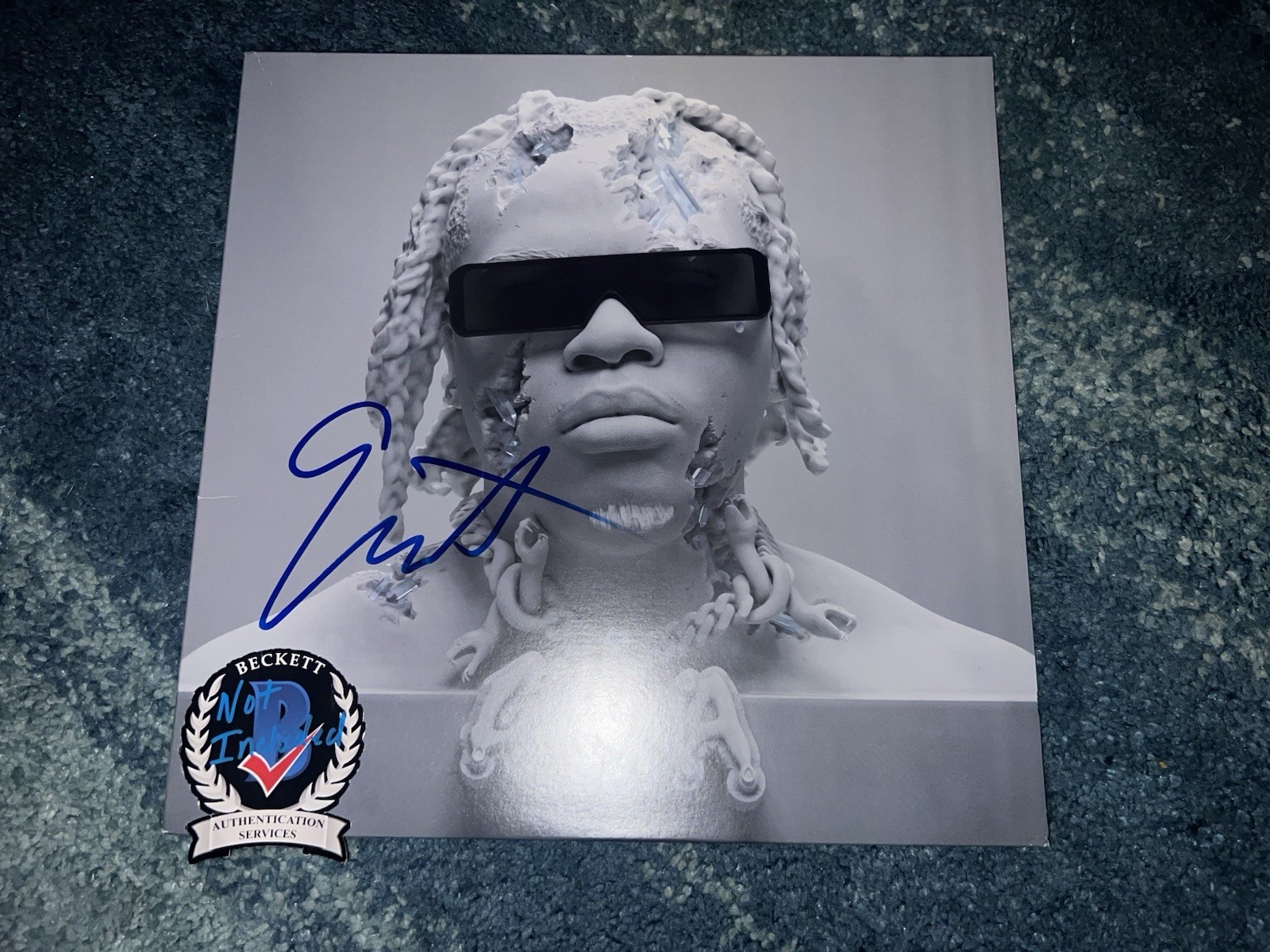 Gunna Signed DS4EVER Vinyl Rap Legend Superstar Number 1 Album Beckett #2
