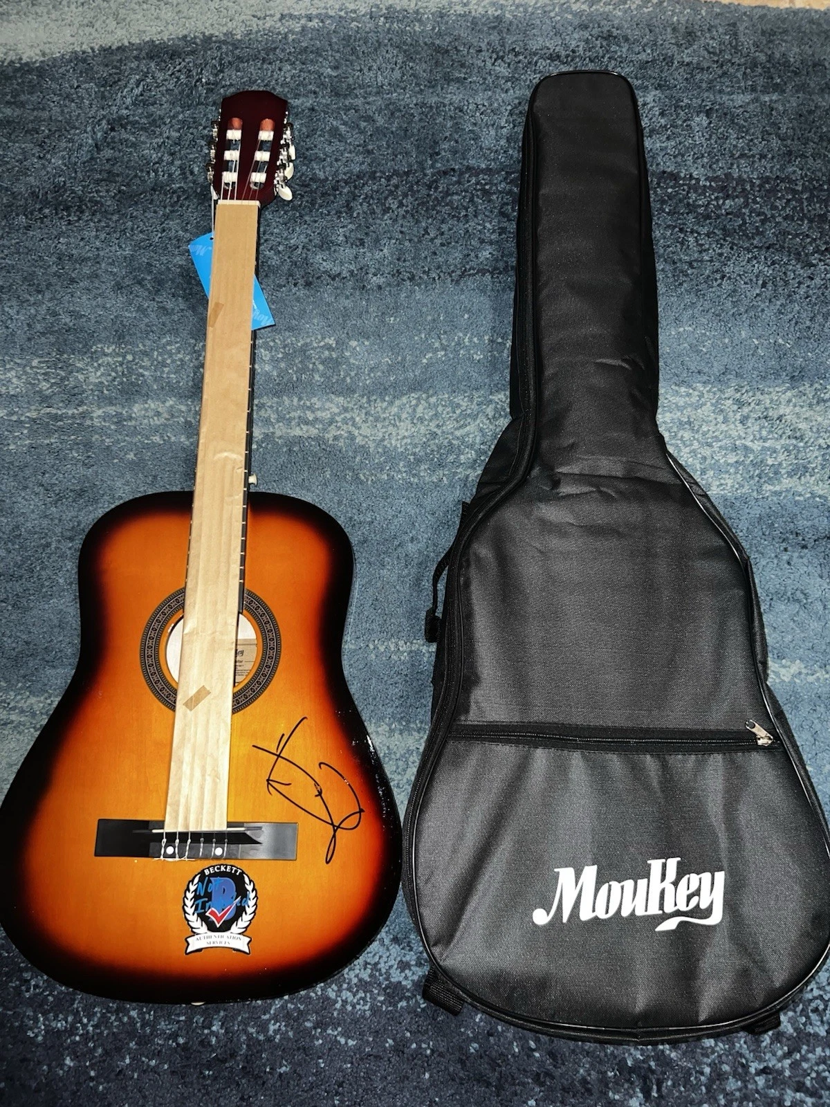 Hardy Signed Full Size Acoustic Guitar “Country, Country” Superstar Beckett