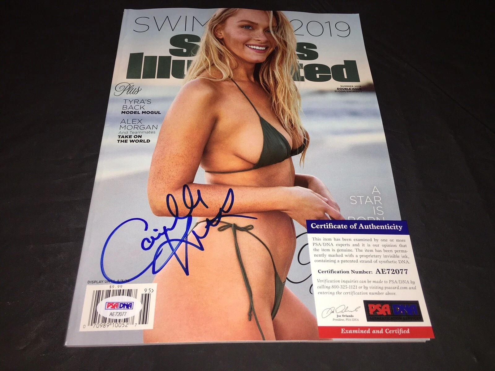 Camille Kostek Signed SI Sports Illustrated Swimsuit Edition Full Mag PSA #13