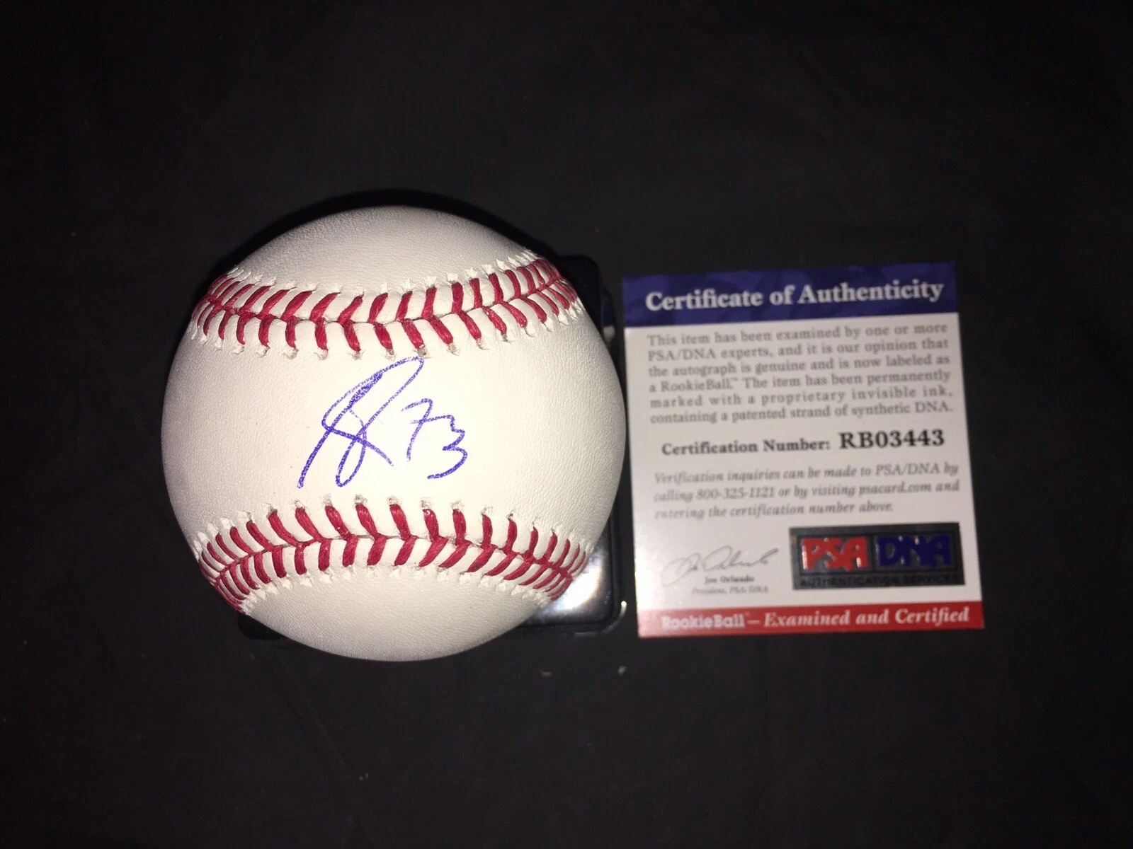 Adbert Azolay Signed Major League Baseball Chicago Cubs Prospect PSA/DNA #2