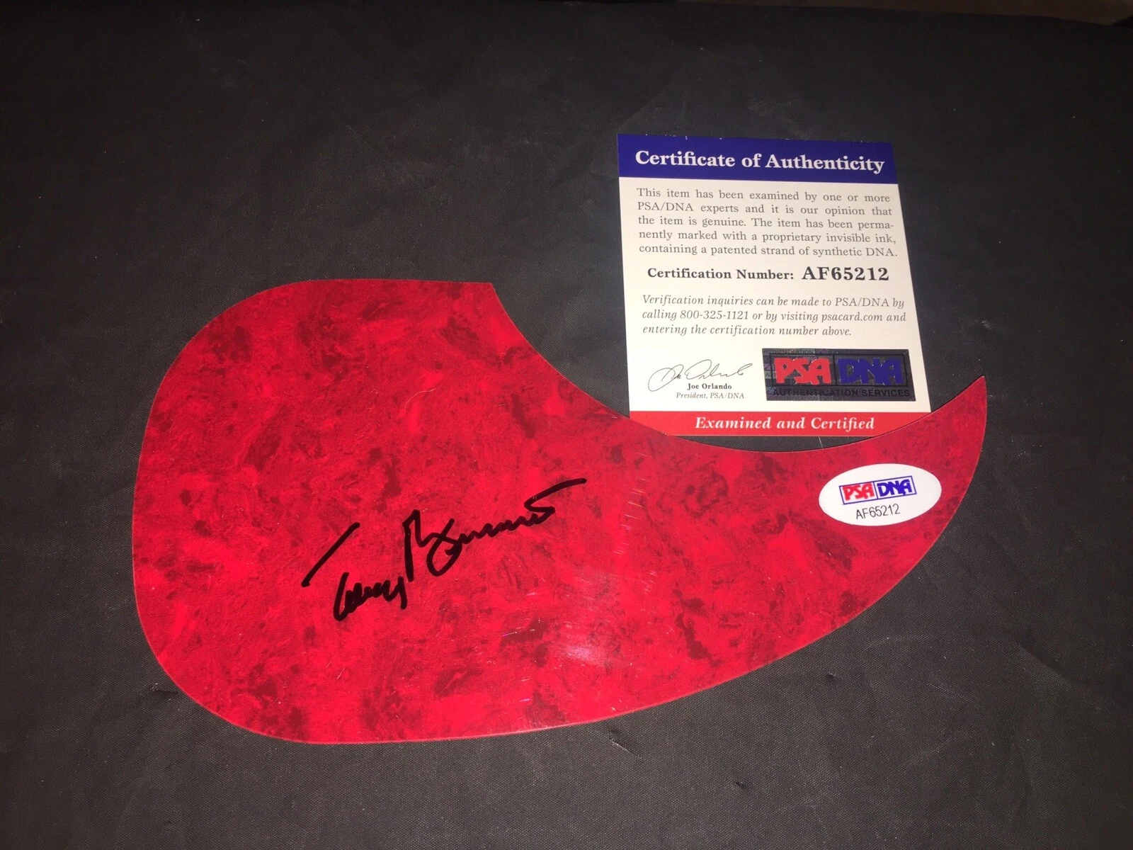 Tony Bennett Signed Acoustic Pickguard Music Legend PSA/DNA #4