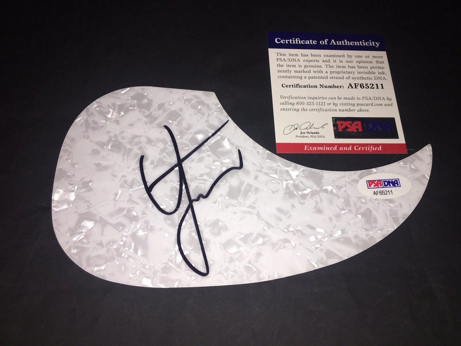 Colt Ford Signed Acoustic Pickguard Country Music Legend PSA/DNA #2