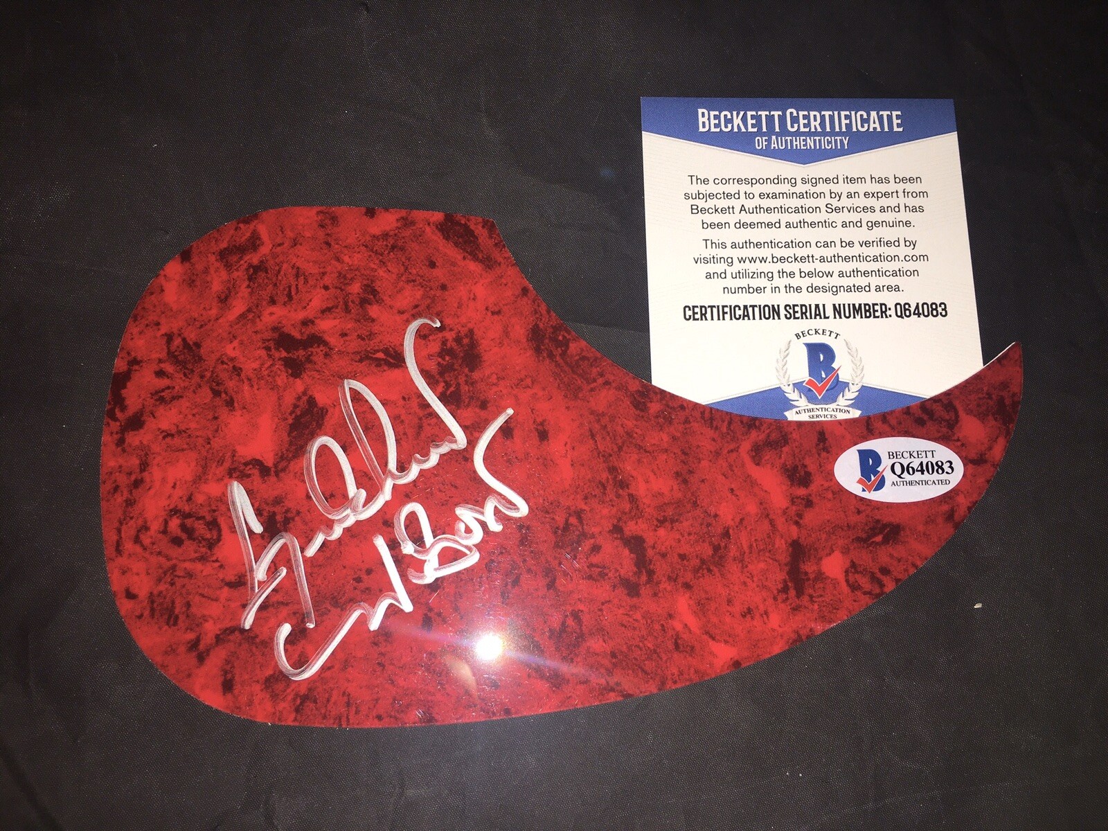 Gretchen Wilson Signed Acoustic Pickguard Country Music Superstar Beckett #3