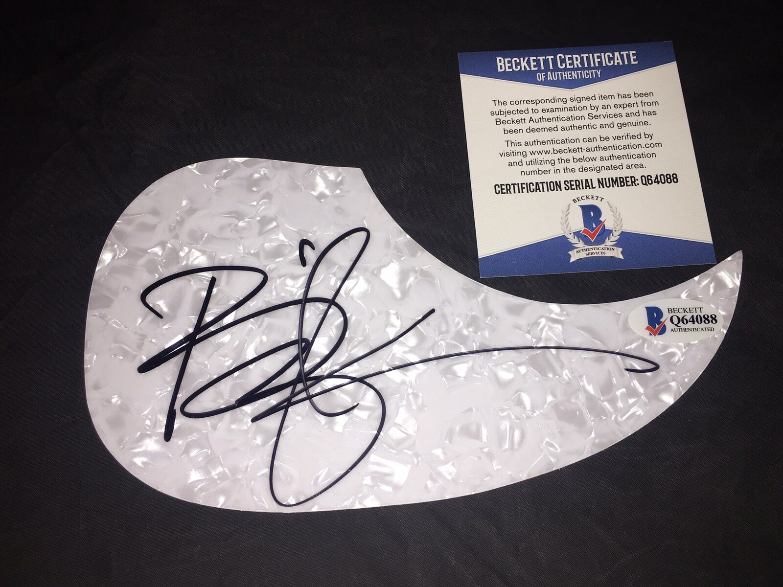 Big Kenny Signed Acoustic Pickguard Country Music Big N Rich Beckett #2