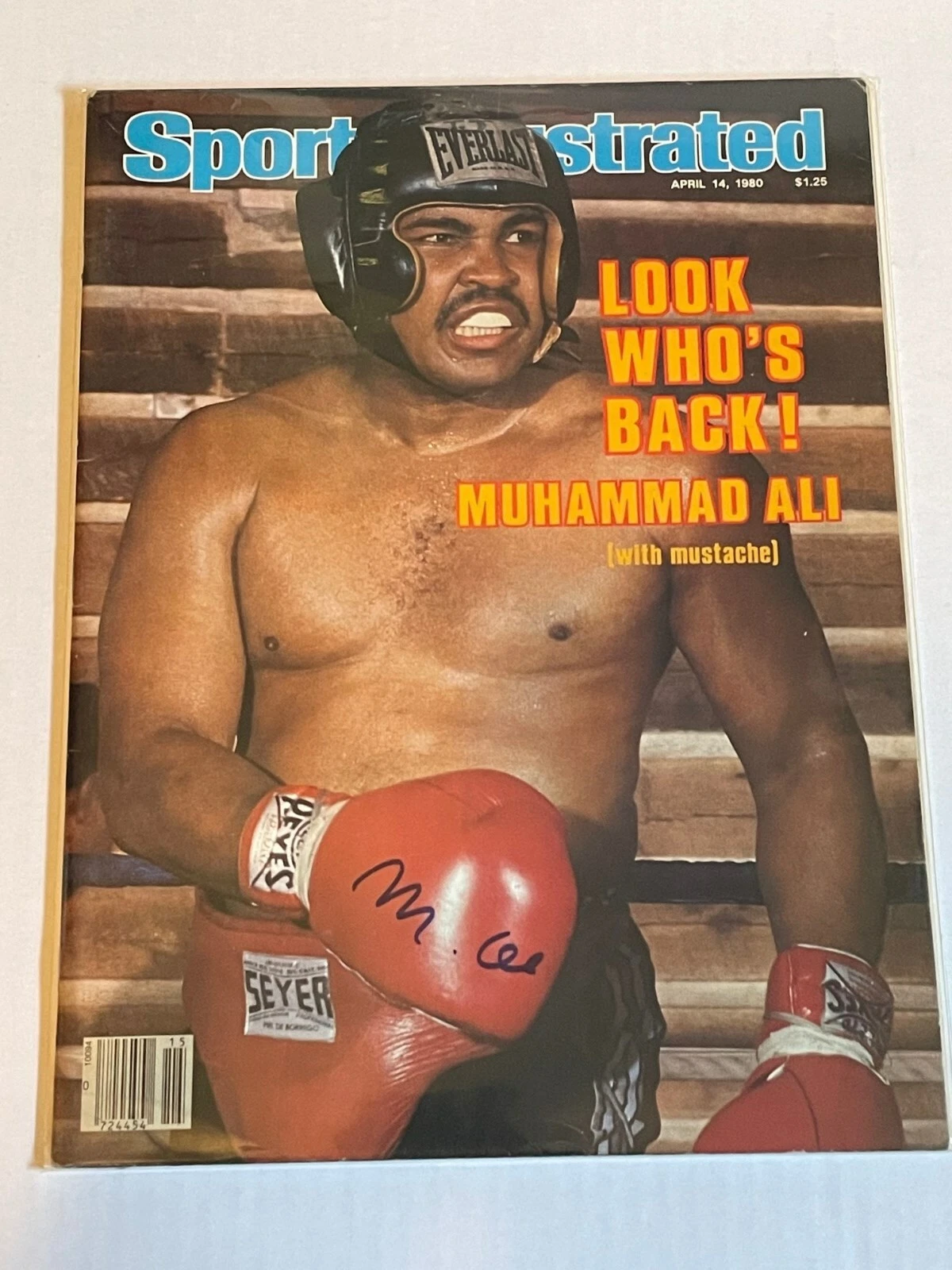 Muhammad Ali Signed 1980 Sports Illustrated SI Boxing w PROOF - K9 COA