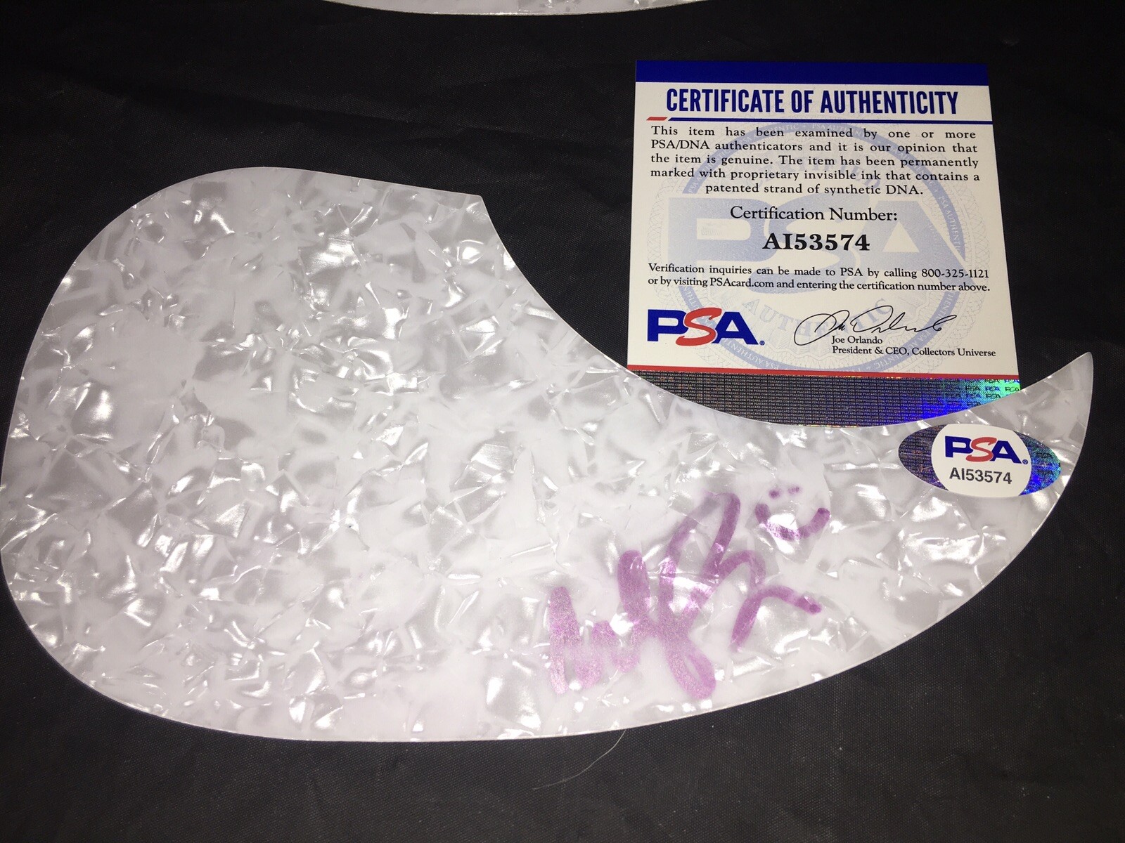 Maddie Poppe Signed Acoustic Pickguard American Idol Winner PSA/DNA #2