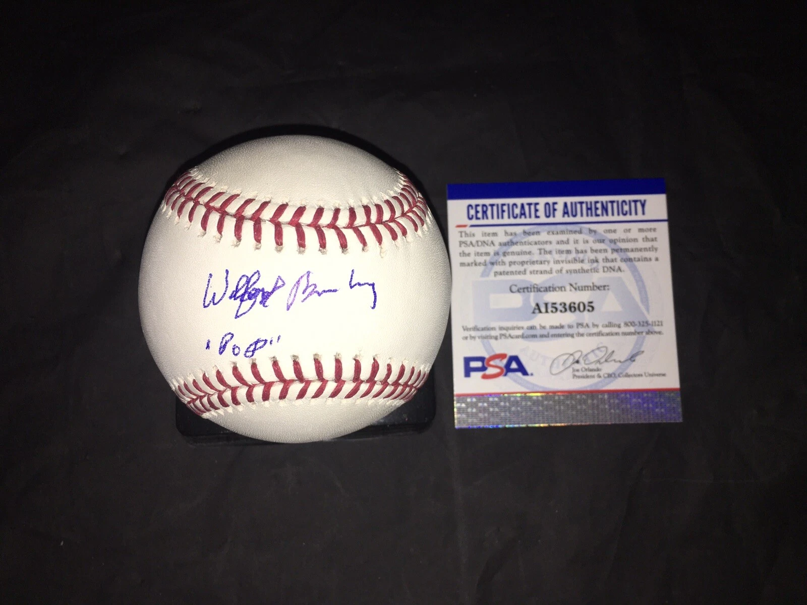 Wilford Brimley Signed Major League Baseball The Natural Pops PSA/DNA