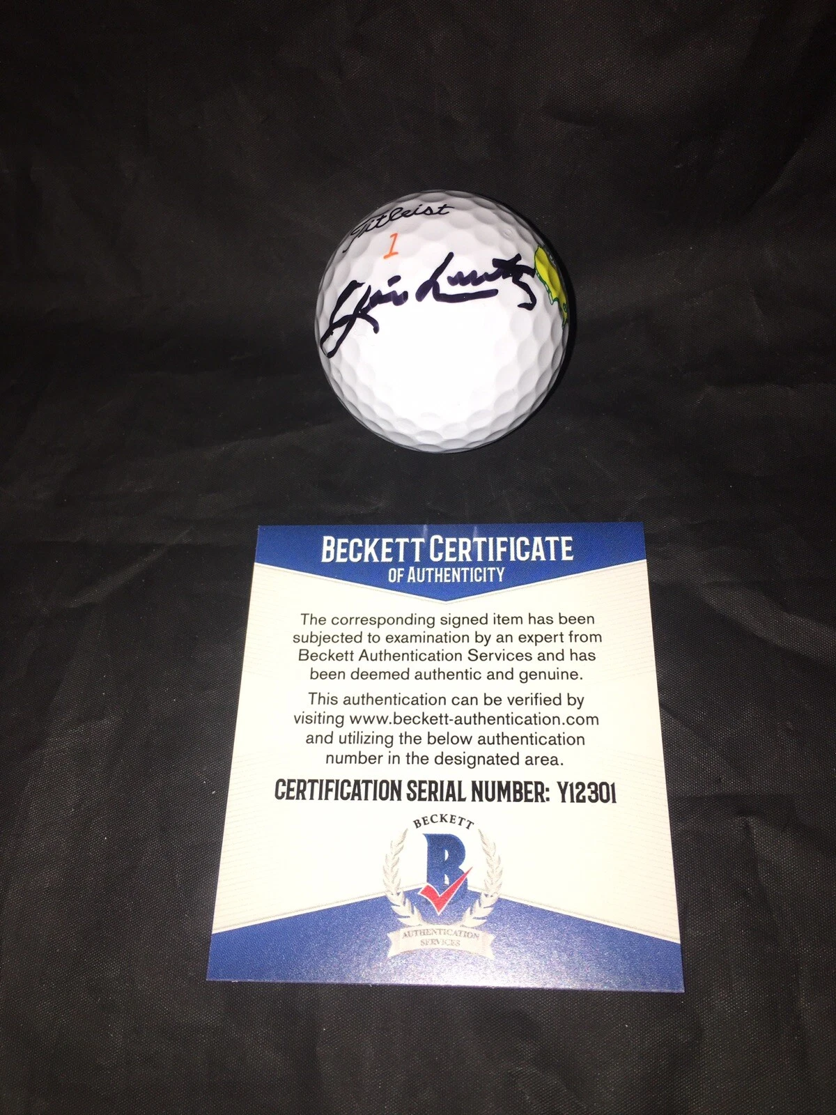 Jim Nantz Signed Official Masters Golf Ball CBS Announcer Beckett #3