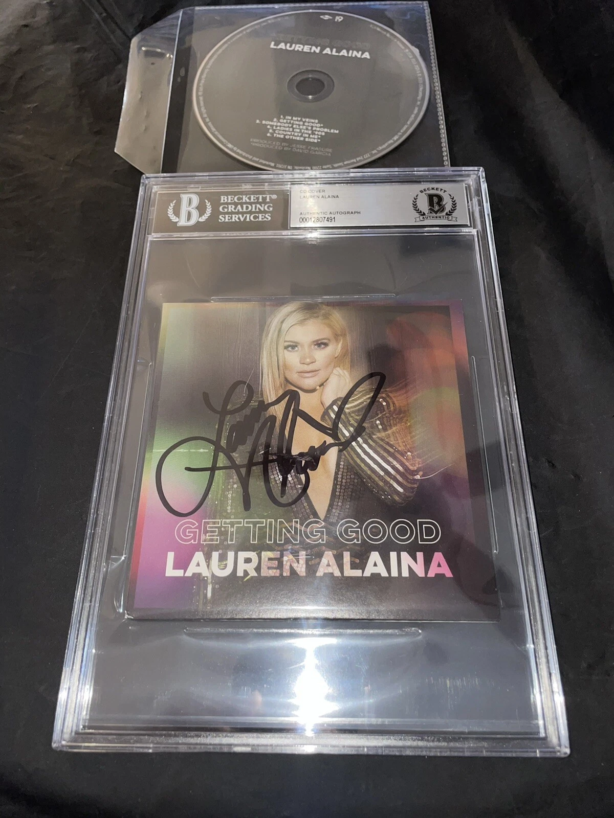 Lauren Alaina Signed Getting Good CD Superstar Beckett Encap