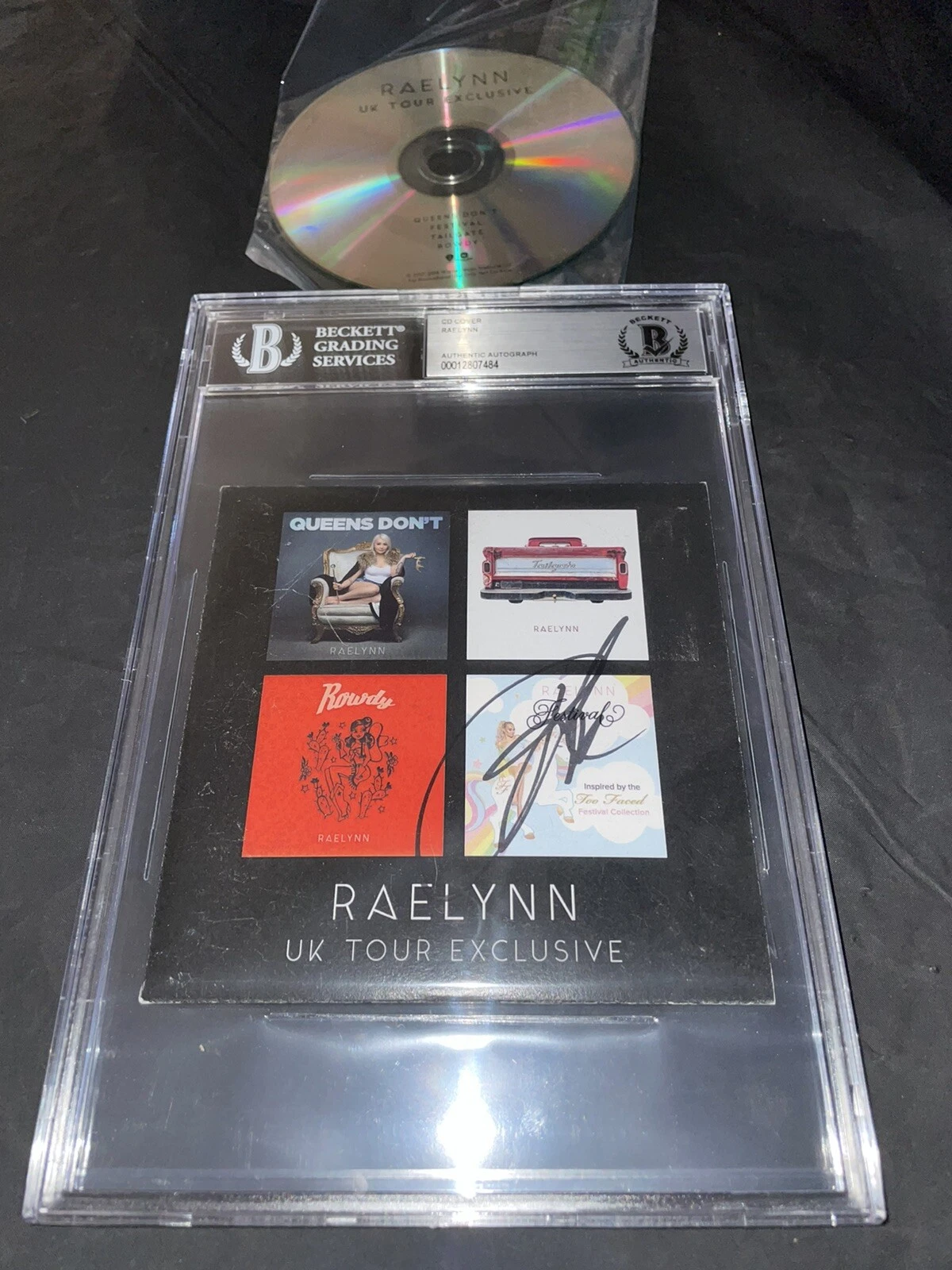 Raelynn Signed UK Tour Exclusive CD Superstar Beckett Encap #2